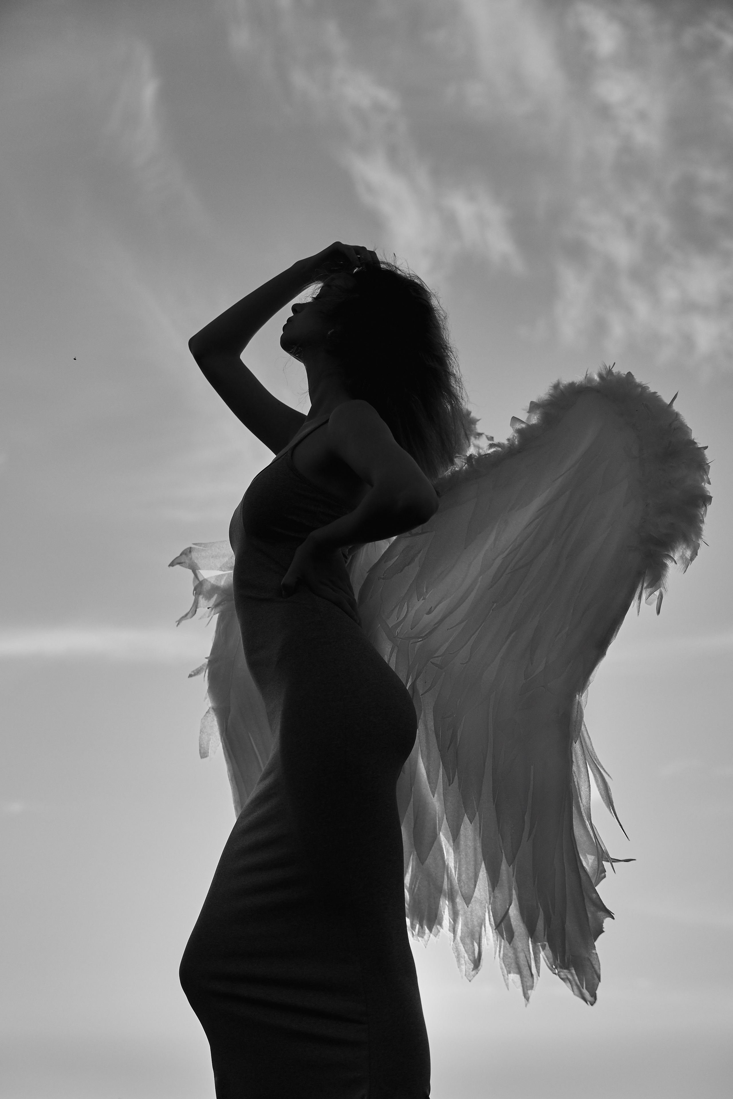 Фотосессия для Лизы в образе ангела