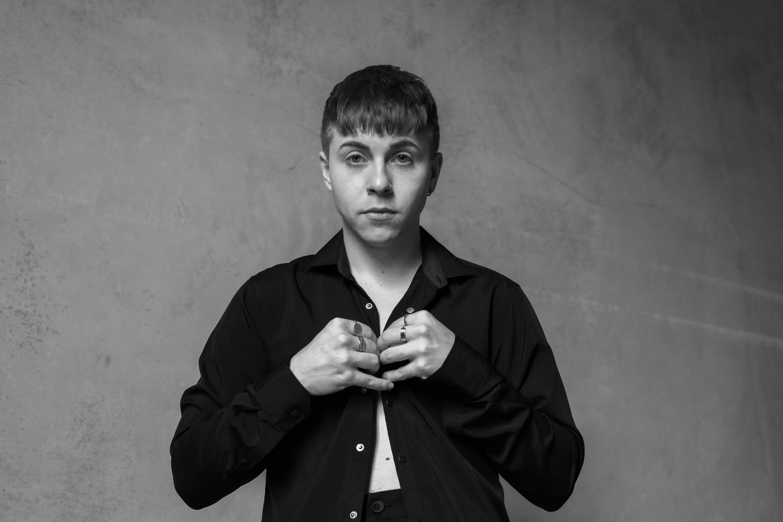 Мужской черно-белый портрет. Фотограф и видеограф в Москве Анна Матюхина