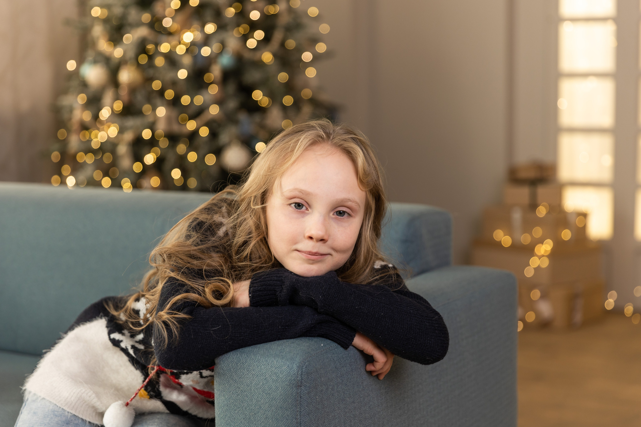 Новогодняя фотосессия в студии 4 класс. Семейный, детский, школьный фотограф в Благовещенске Яна Белоусова