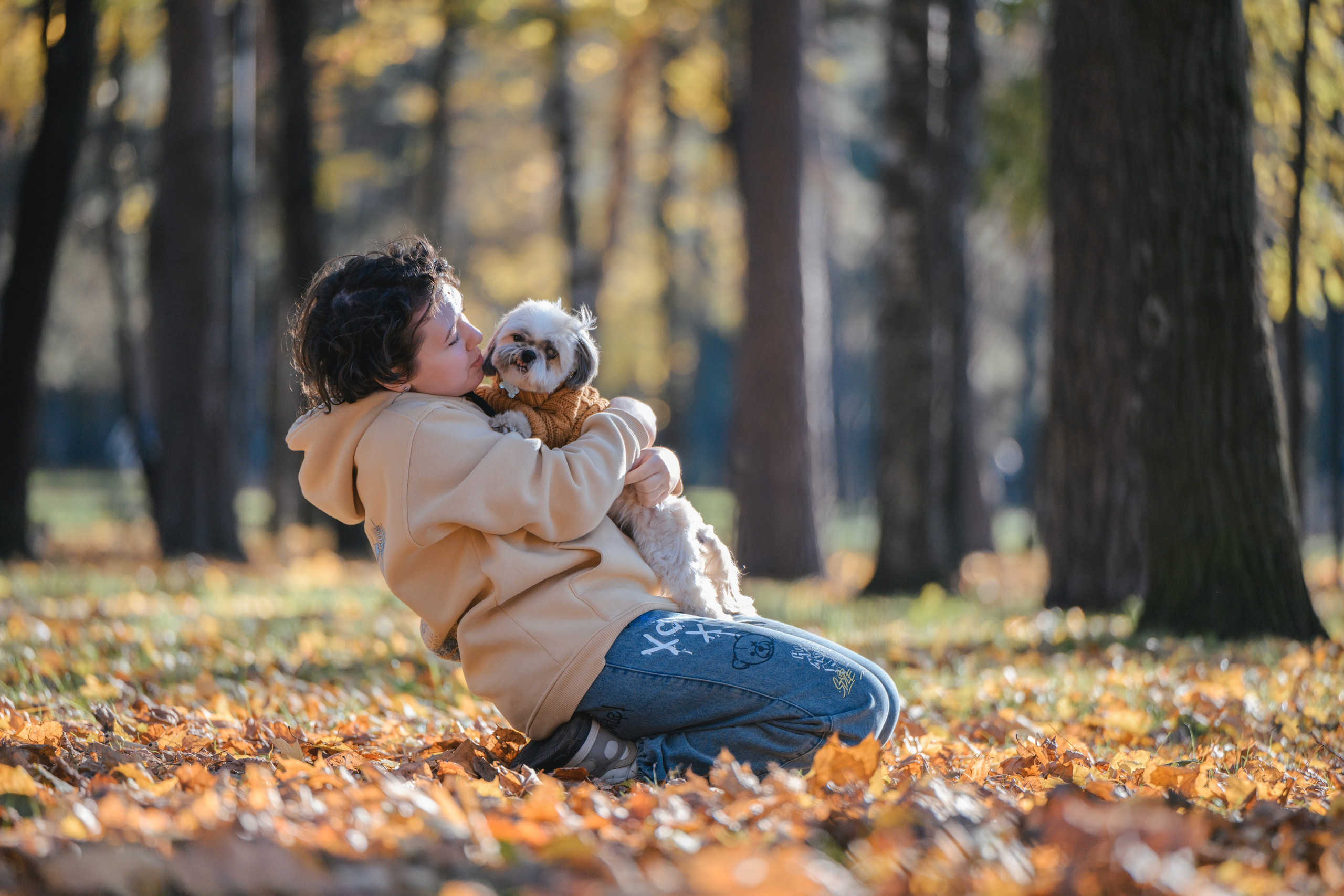 Ирина и Винни. Фотограф Анималист в Москве Анастасия Жучкова