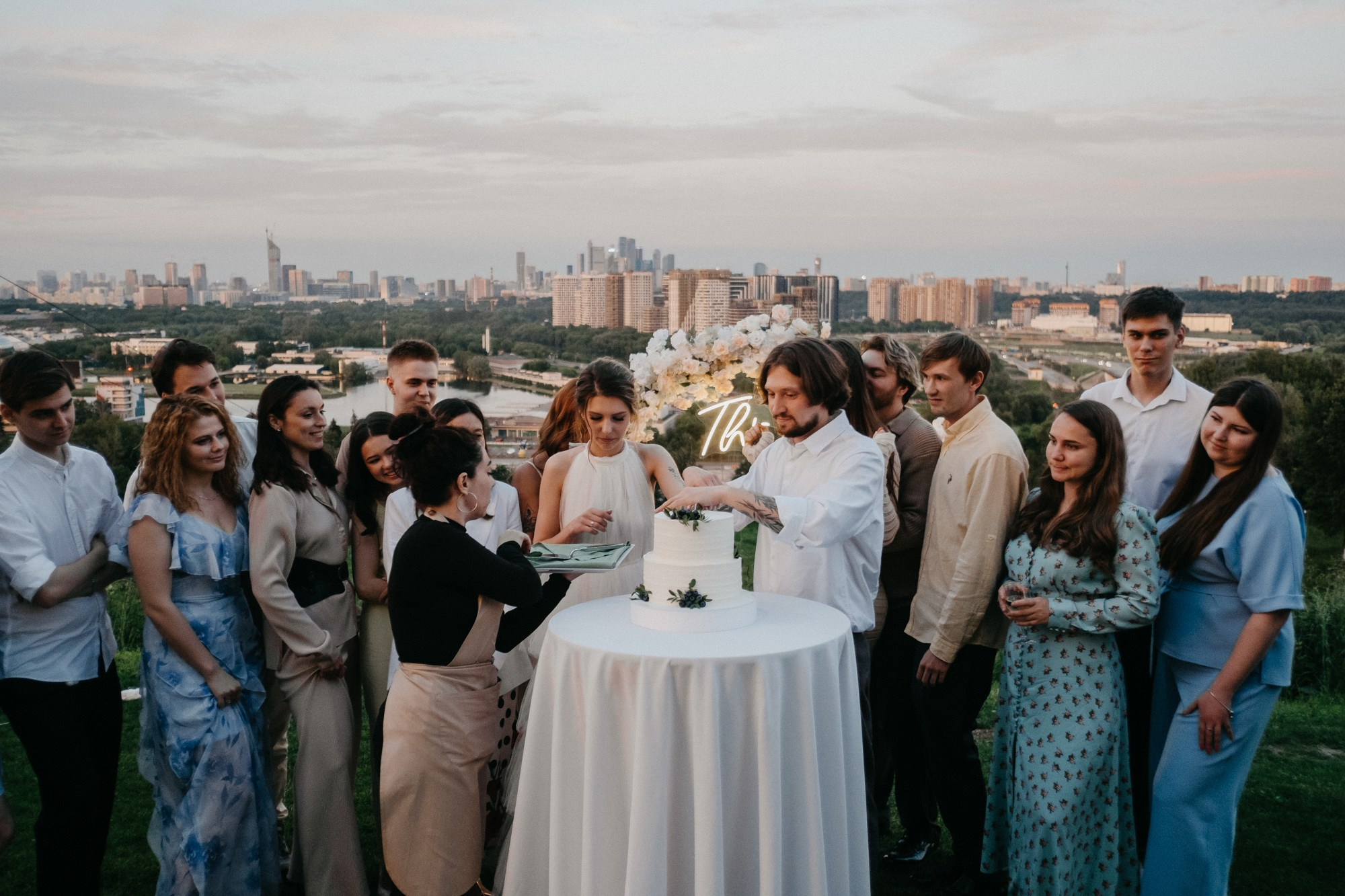 На высоте. Свадебный фотограф Александра Тюлякова