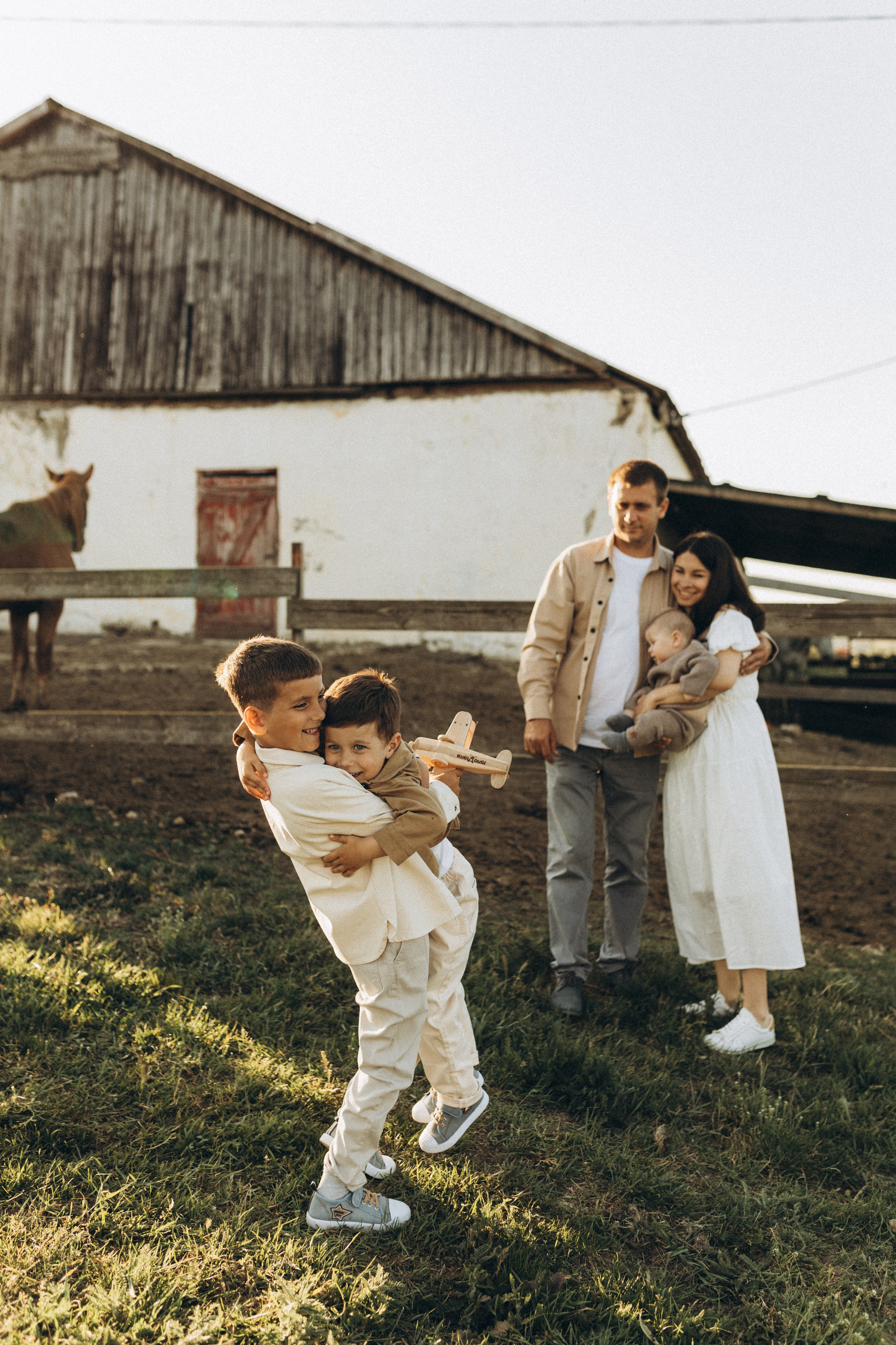 Закат на ферме. Семейный фотограф в Новороссийске и Анапе Александра Яковлева