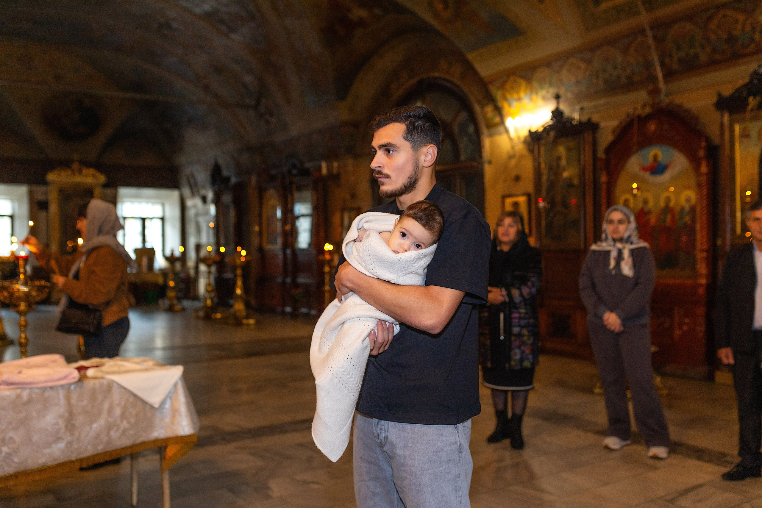 Таинство крещения Лилии. Фотограф в Железнодорожном и Балашихе