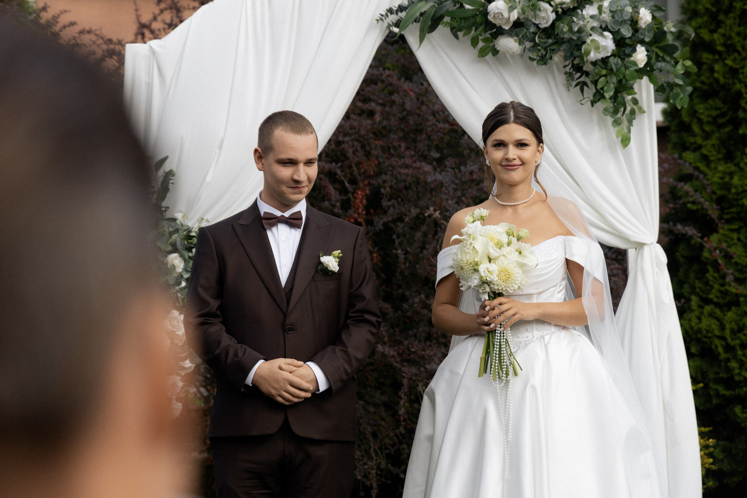 Свадебная фотосессия Анастасии и Игоря в Усадьбе Легенда. Свадебный фотограф в Минске/Беларуси Сергей Спиридонов