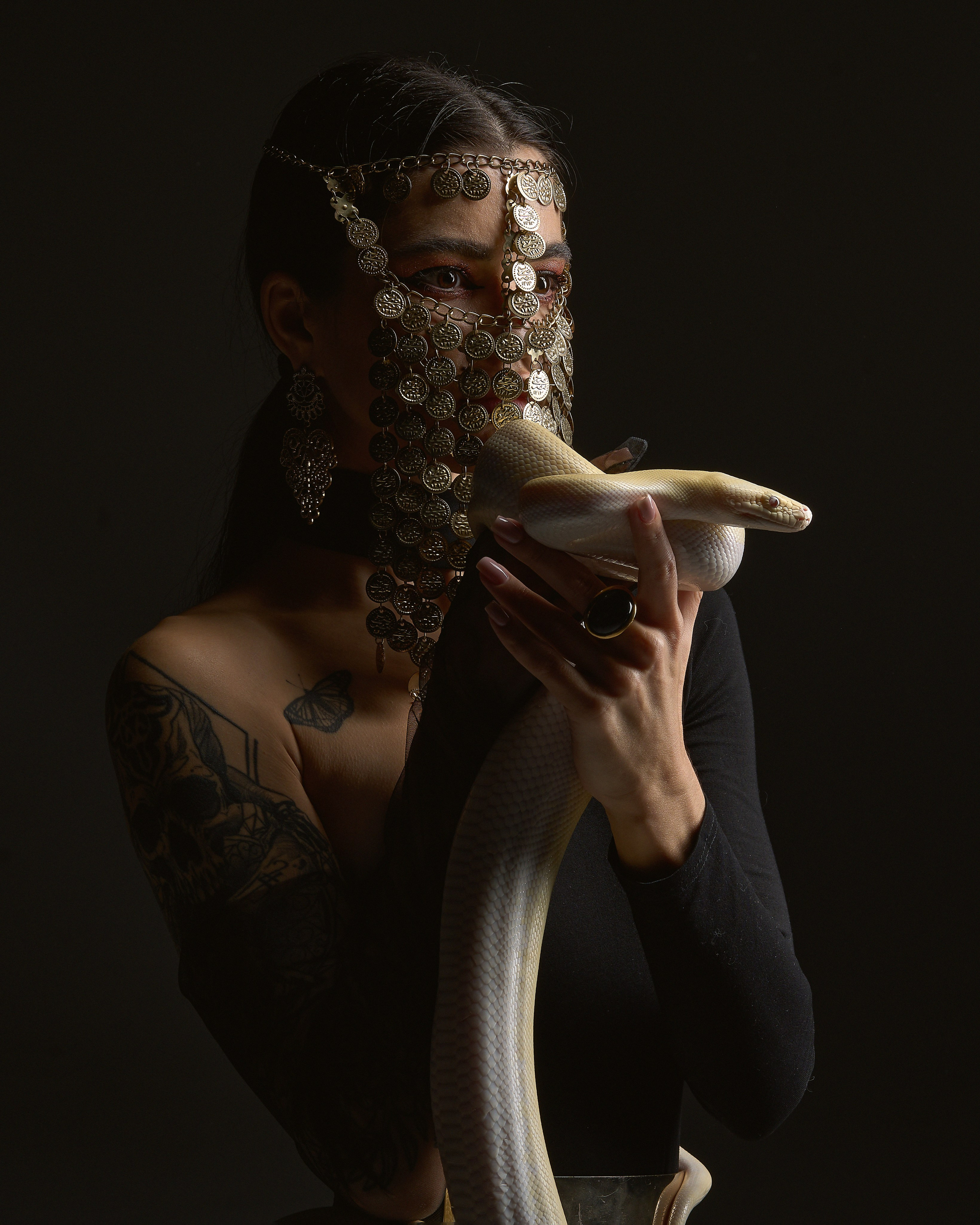 Съёмка со змеями