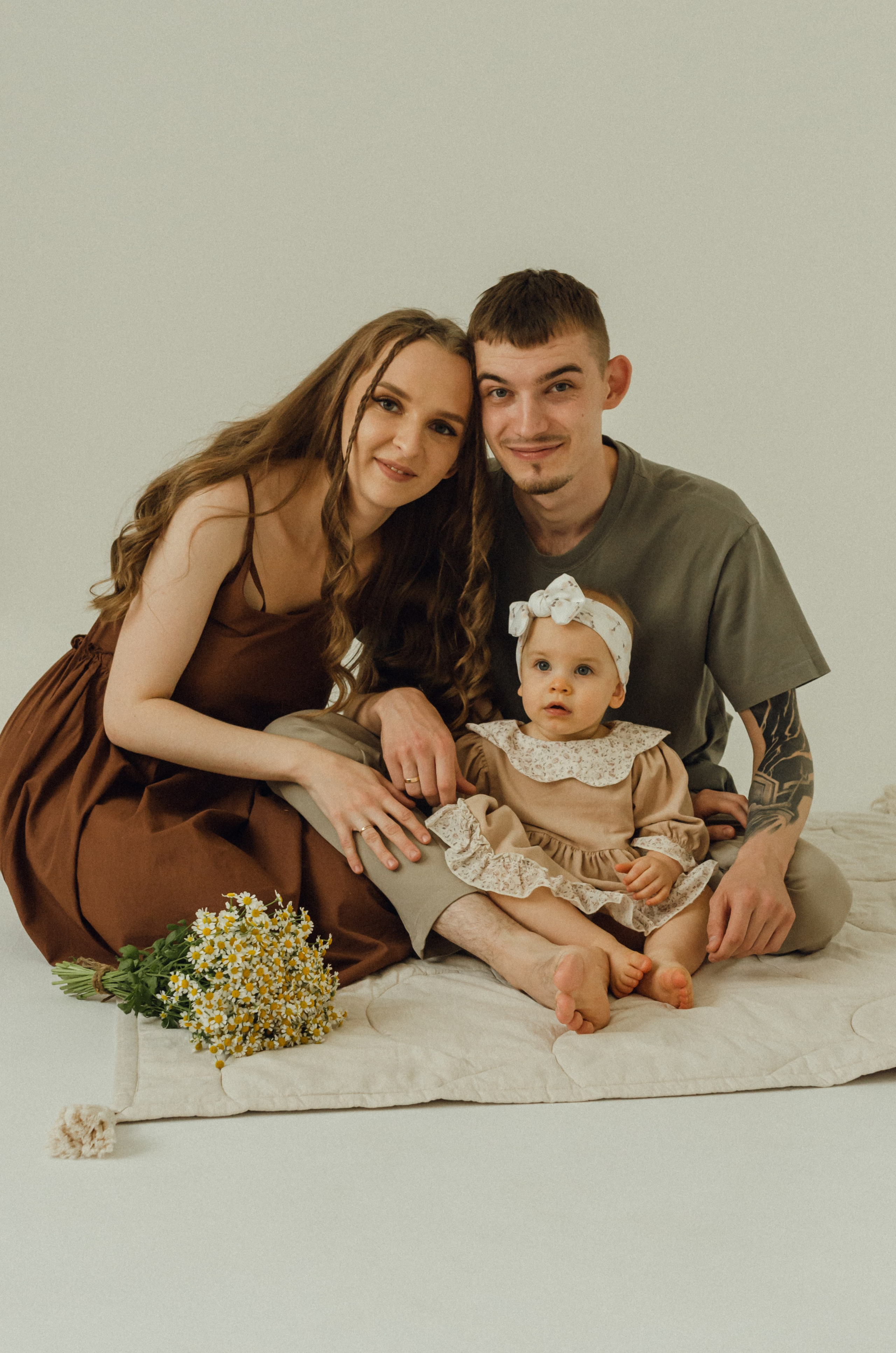 Настя, Сева и маленькая Софа. Семейный фотограф в Барнауле Ирина Ястребова