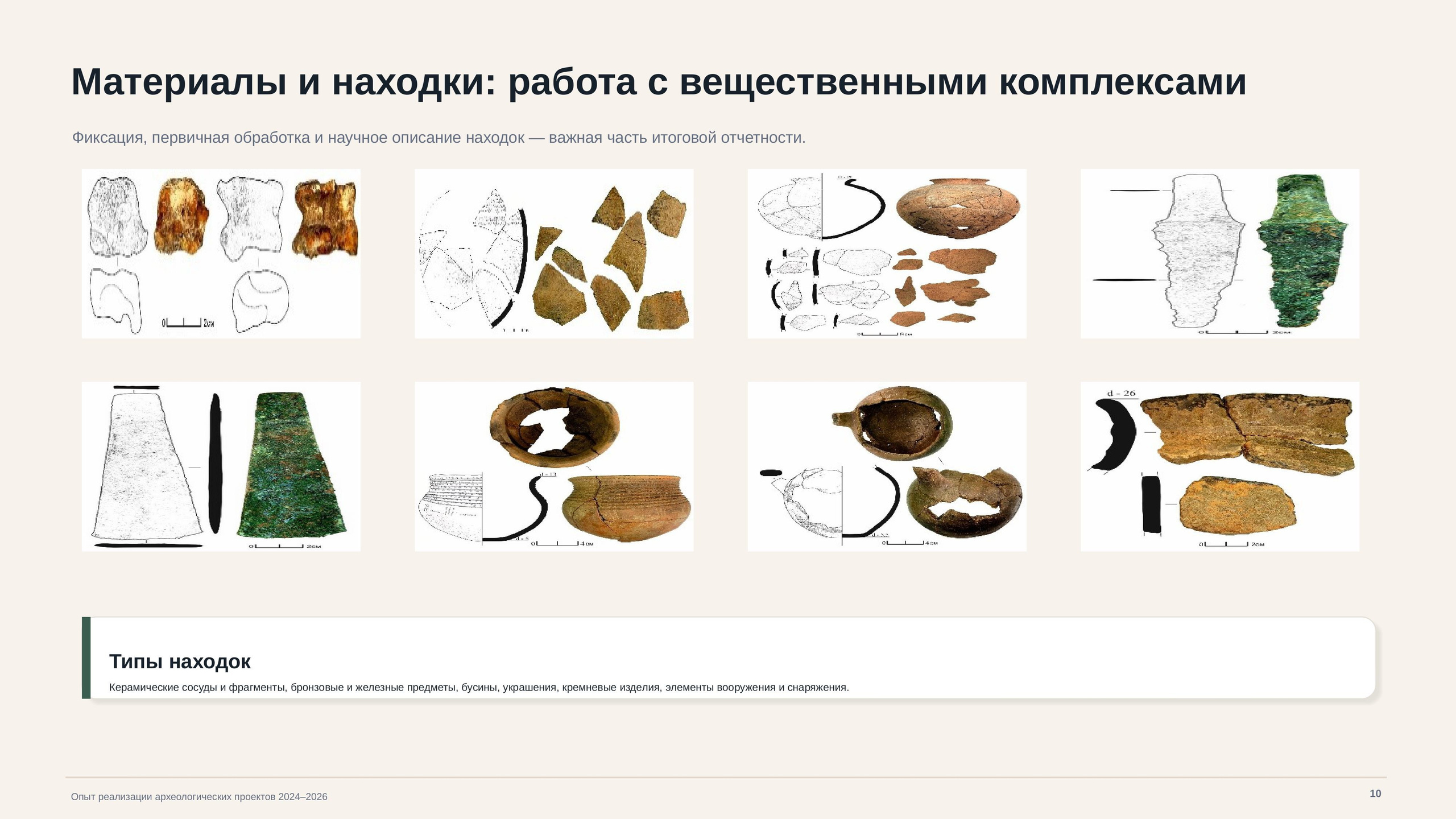 Опыт работ. Arheolog