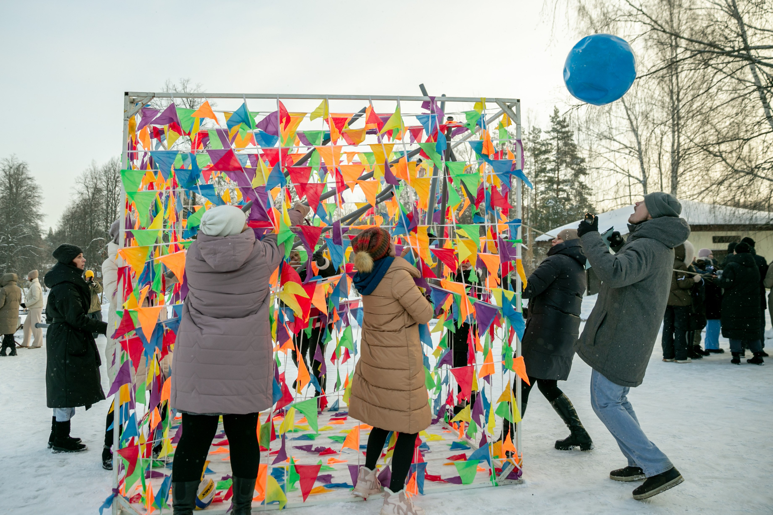 Зимний тимбилдинг. Фотограф Ершова Светлана