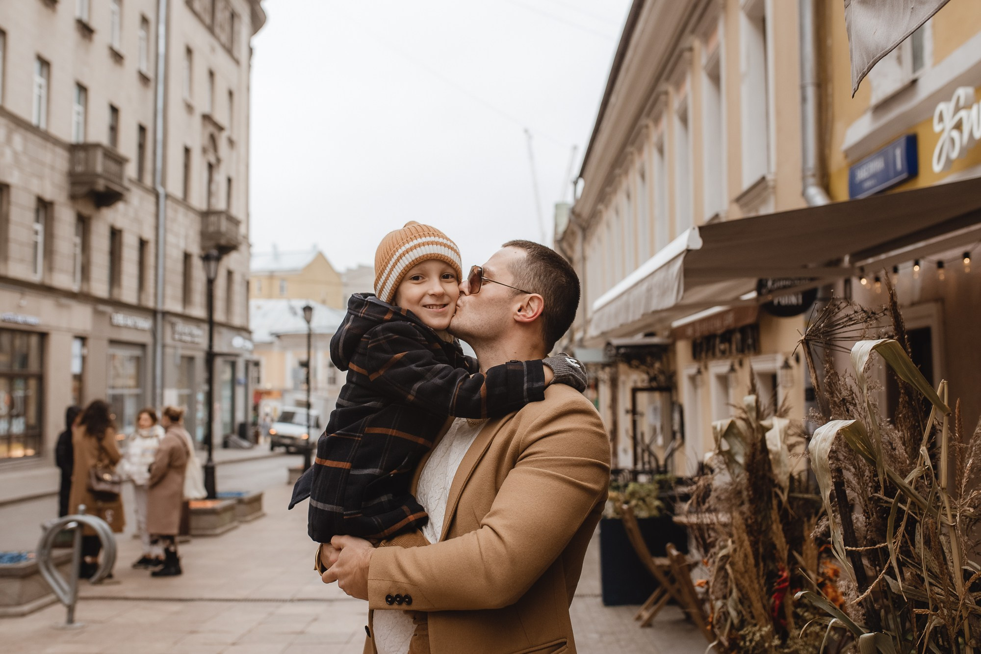 Прогулка в центре города. Фотограф на Крещение, Венчание в Москве Ирина Шамина