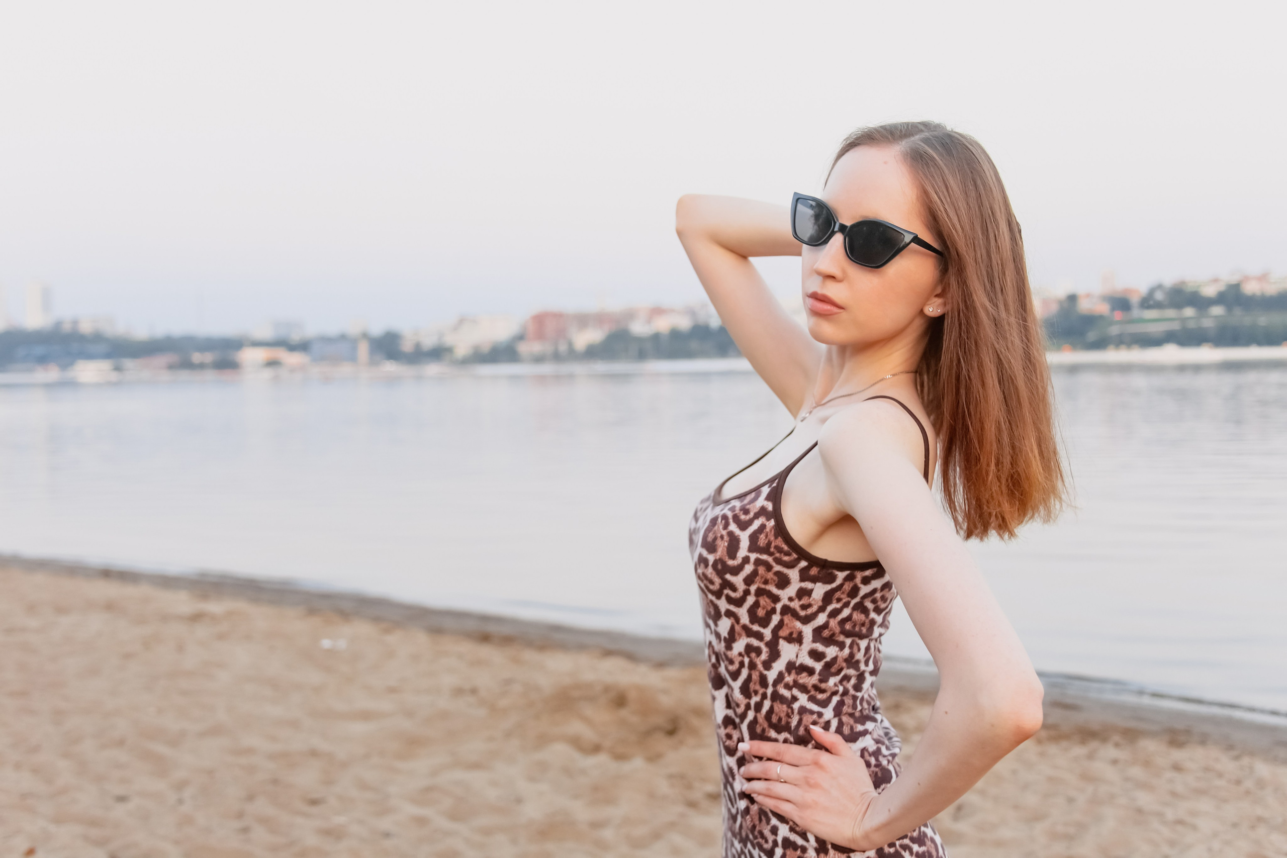Алина на пляже. Фотограф Пермь. Фотосессия в фотостудии Перми и на свежем воздухе