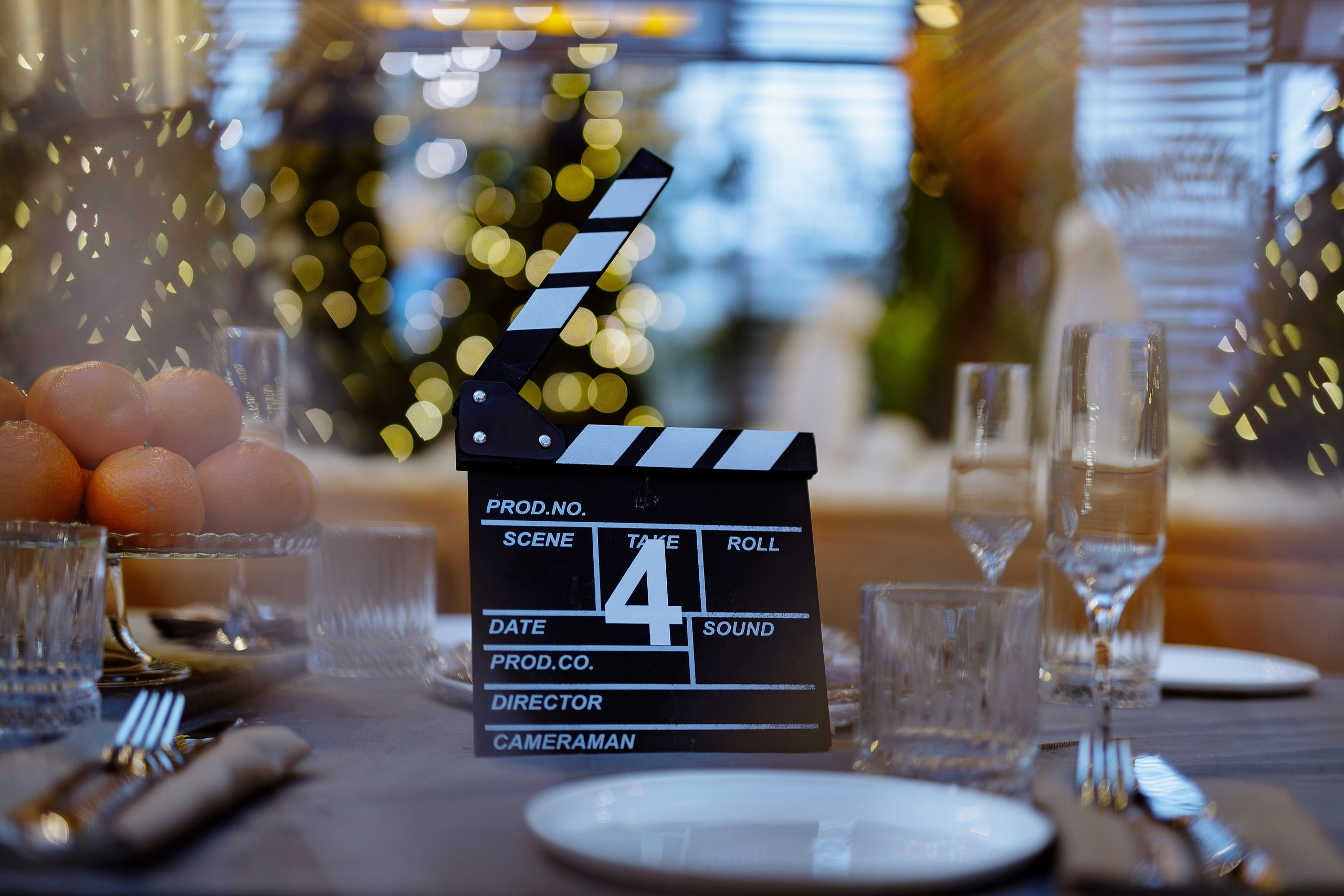 Организация новогоднего в стиле Кино. ToDay-организация частных и деловых мероприятий под ключ