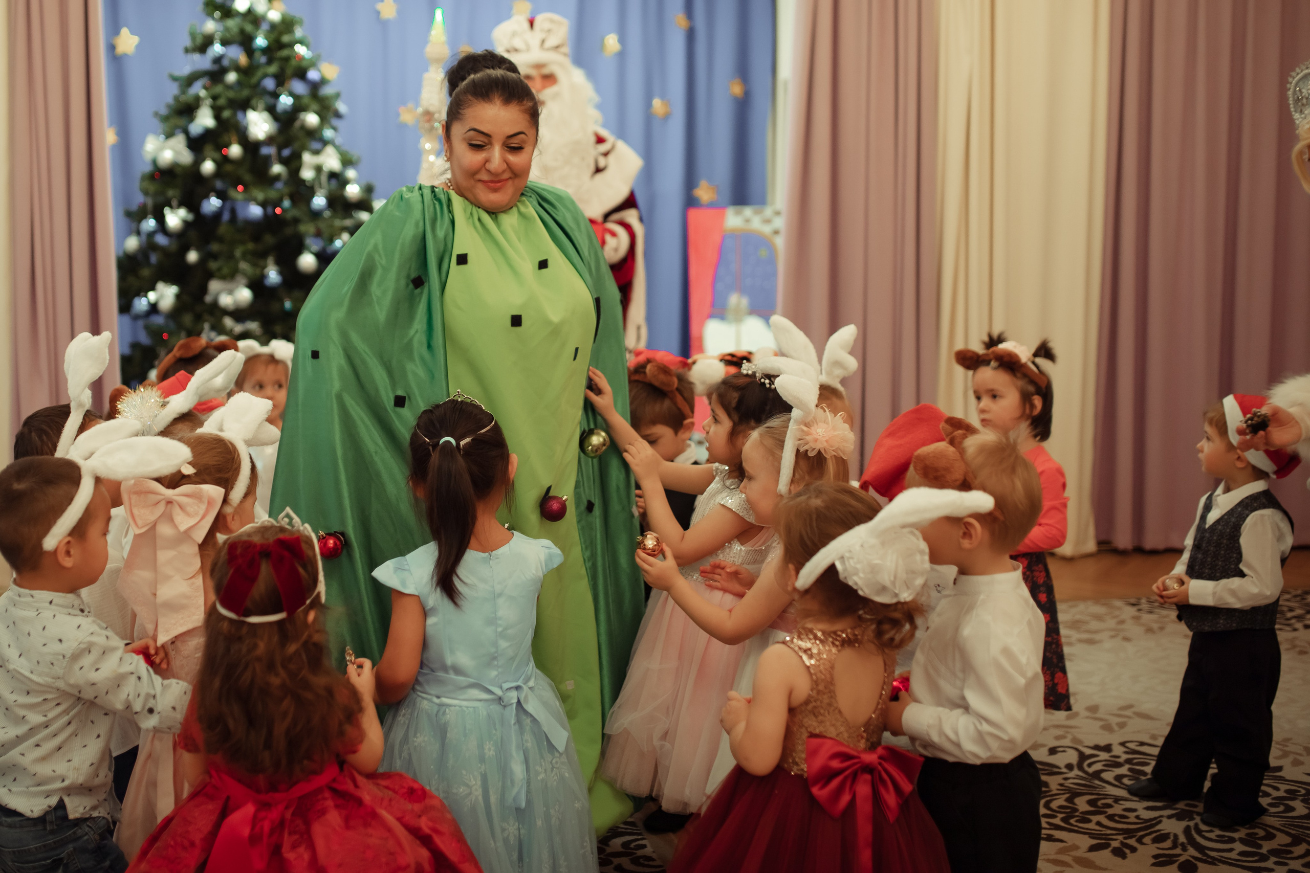 Новогодний утренник в детском саду. Семейный и детский фотограф в Москве Дорогова Екатерина
