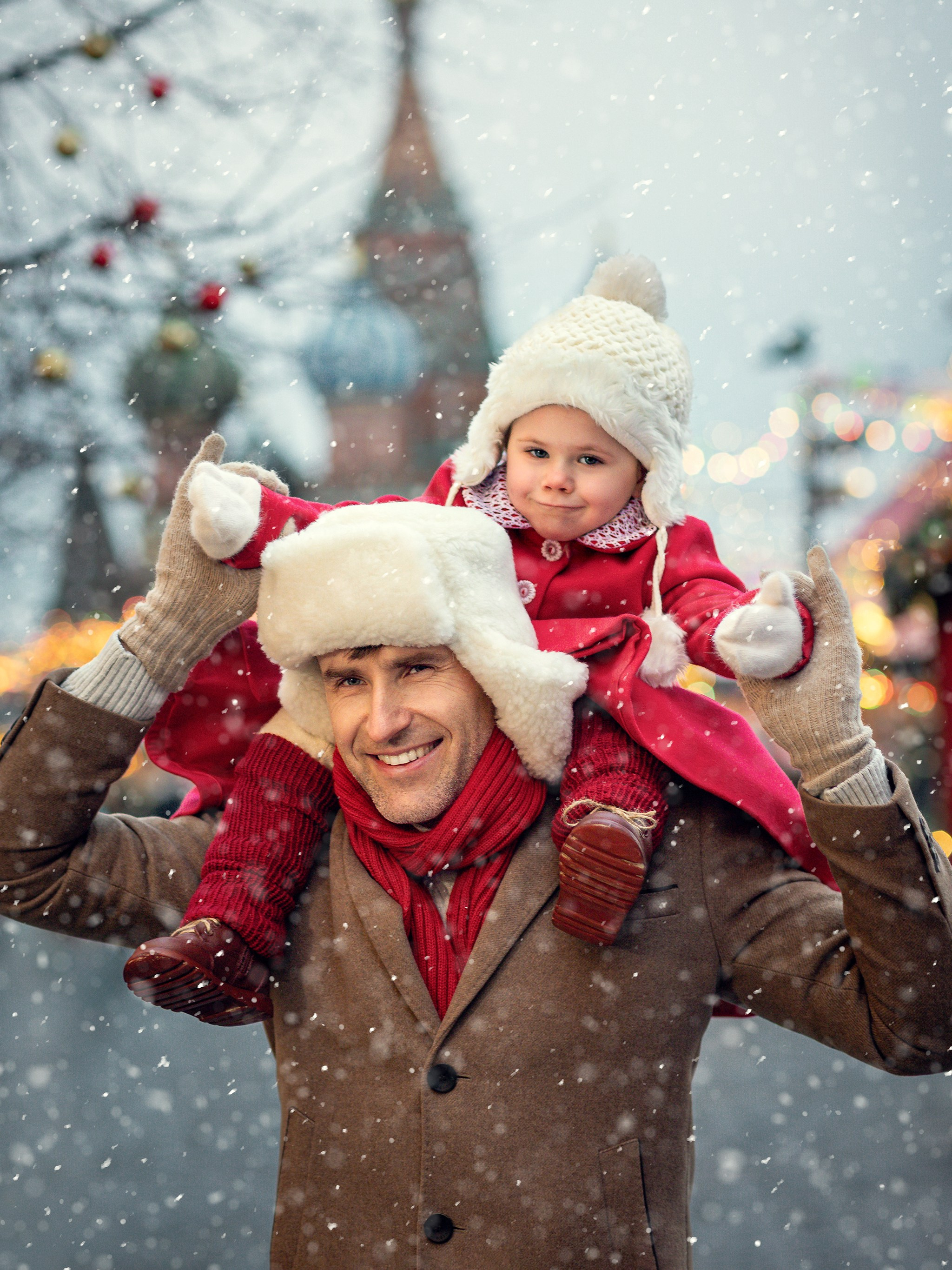 Семейная съемка на Красной площади. Детский и семейный фотограф Елена Михайлова в Москве