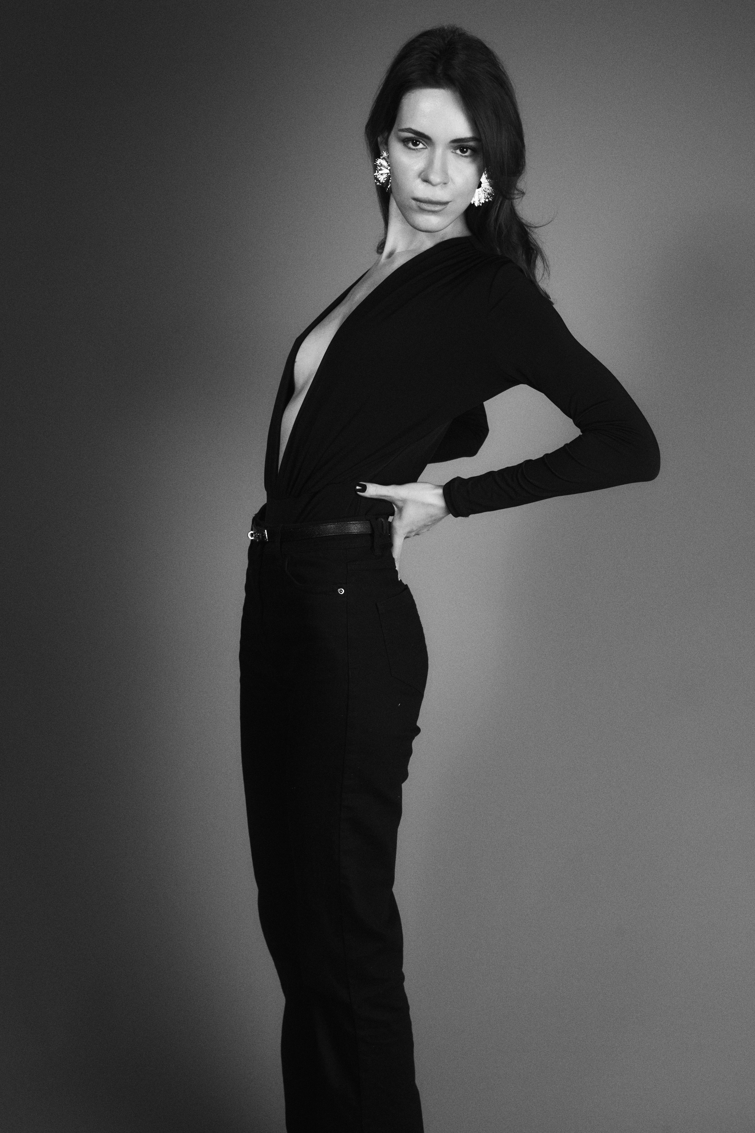 Фотосессия в студии — женский портрет. Анна Потявина. Фотограф Москва