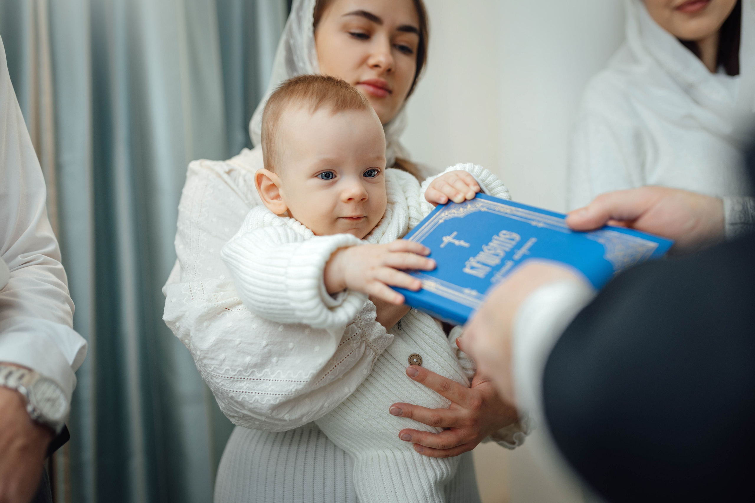 Крещение Демида, храм Святой Троицы, декабрь 2025