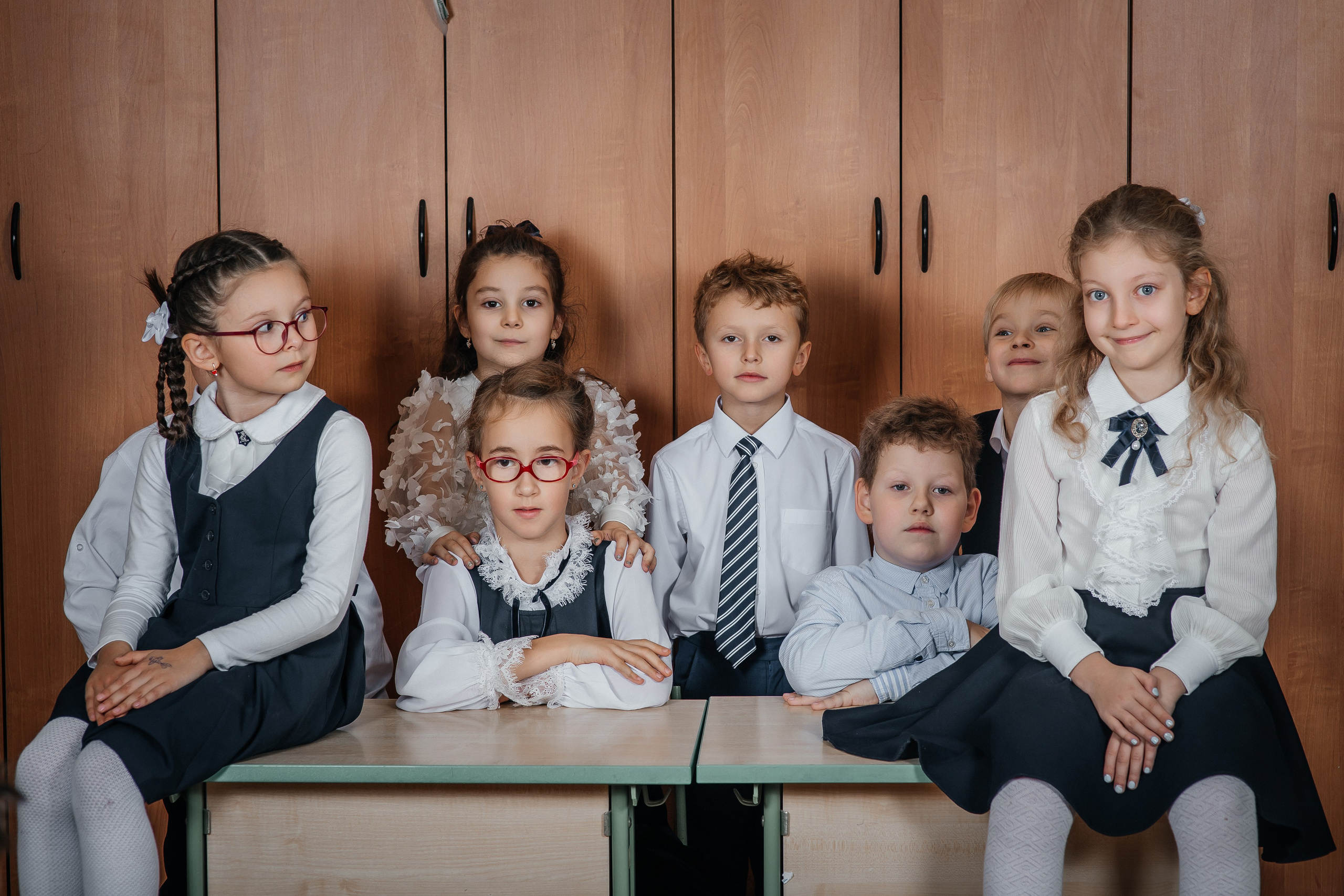 Первоклашки ГБОУ ЦОиС «Москва-98». Семейный фотограф в Москве Наталья Чуб, заказать Фотокнигу