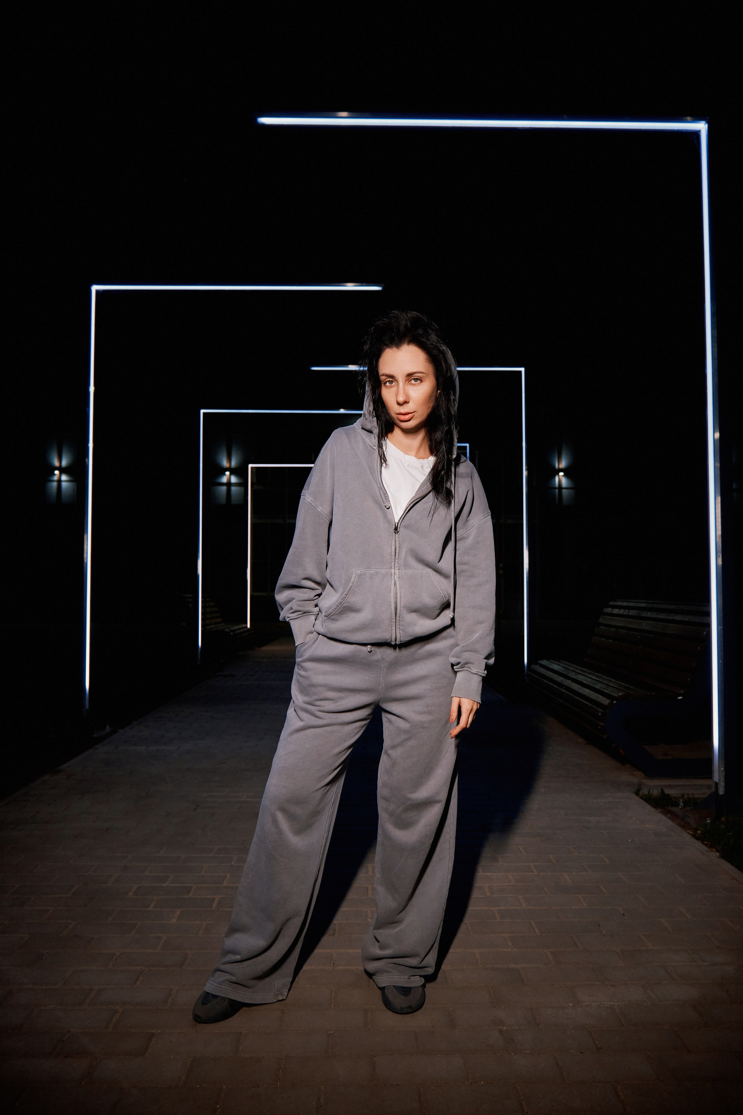 Наташа. Фотосессия по ночному городу. Фотограф Таганрог Анна Трайжон