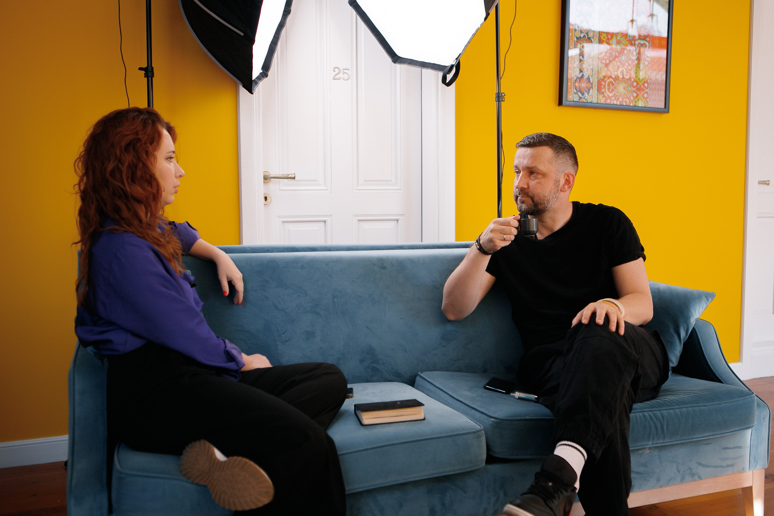 Интервью Ирины Шихман с Русланом Белым. Фотограф Анастасия Кулешова