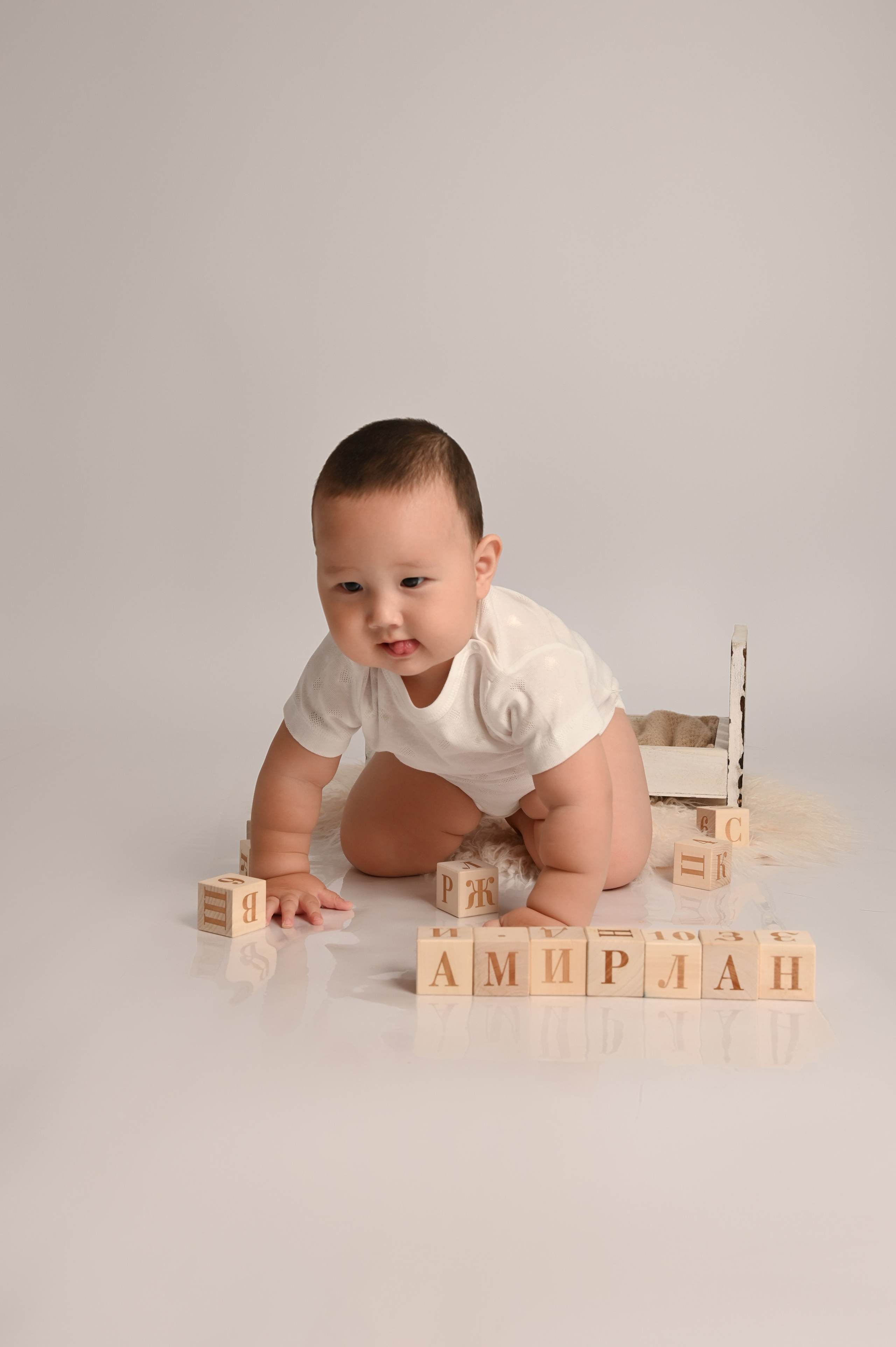 Годик Амирлана. Фотограф Новорожденных и семейный Элла Огай г. Сатпаев