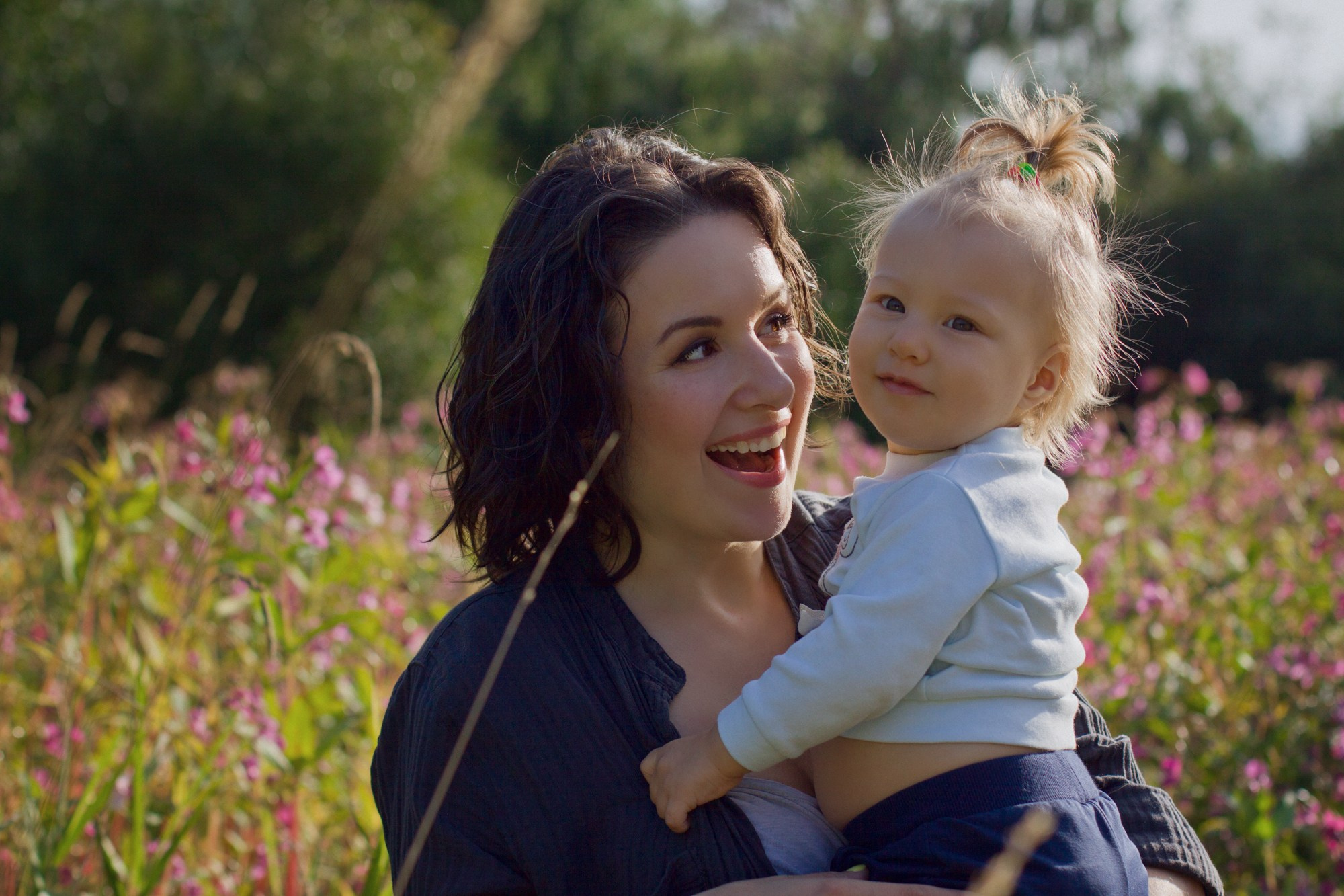 Настя с дочкой. Необычные портретные фотосессии под ключ в Москве