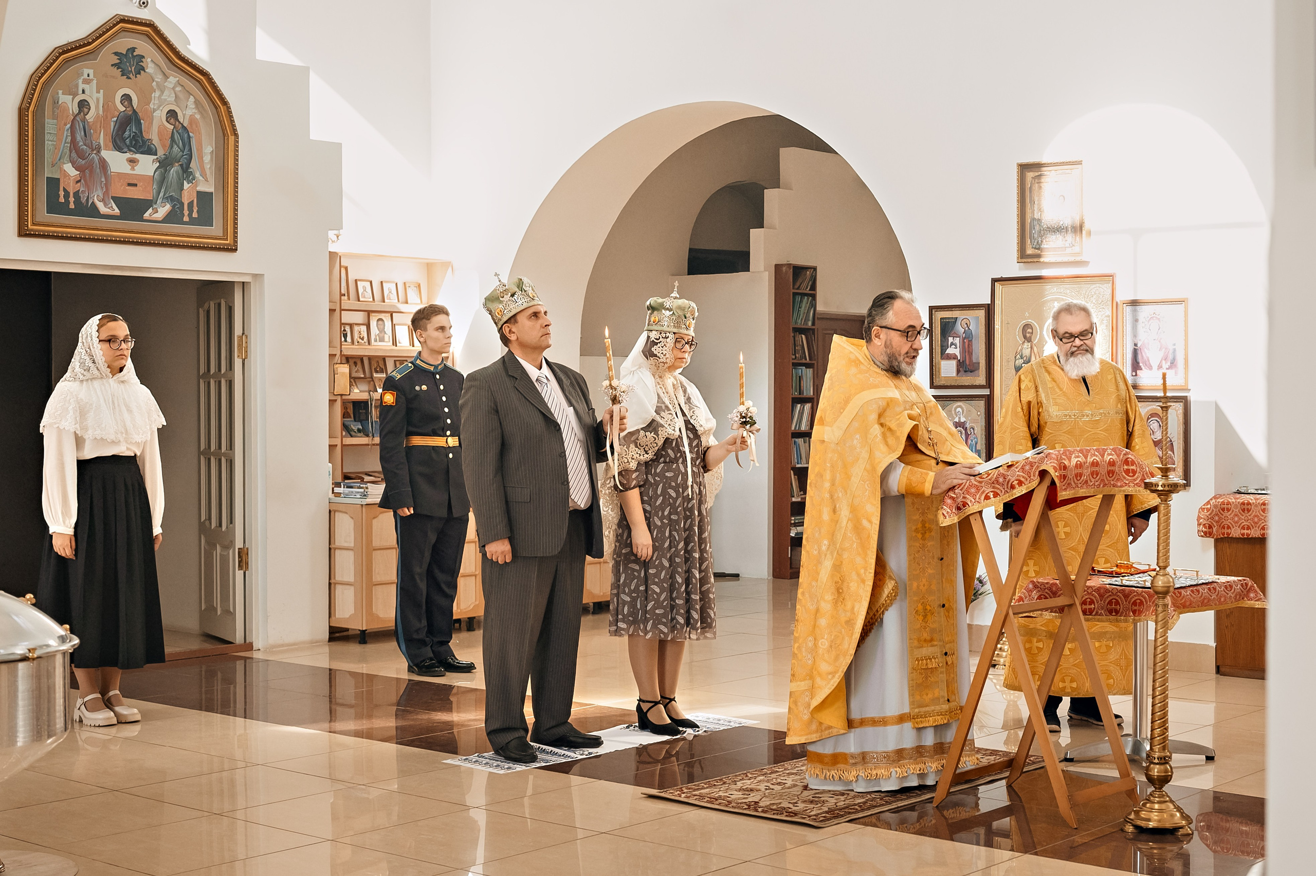 Венчание. С. Нежинка. Церковный фотограф на Таинство Крещения и Венчания в Оренбурге и Оренбургской области Екатерина Белкина
