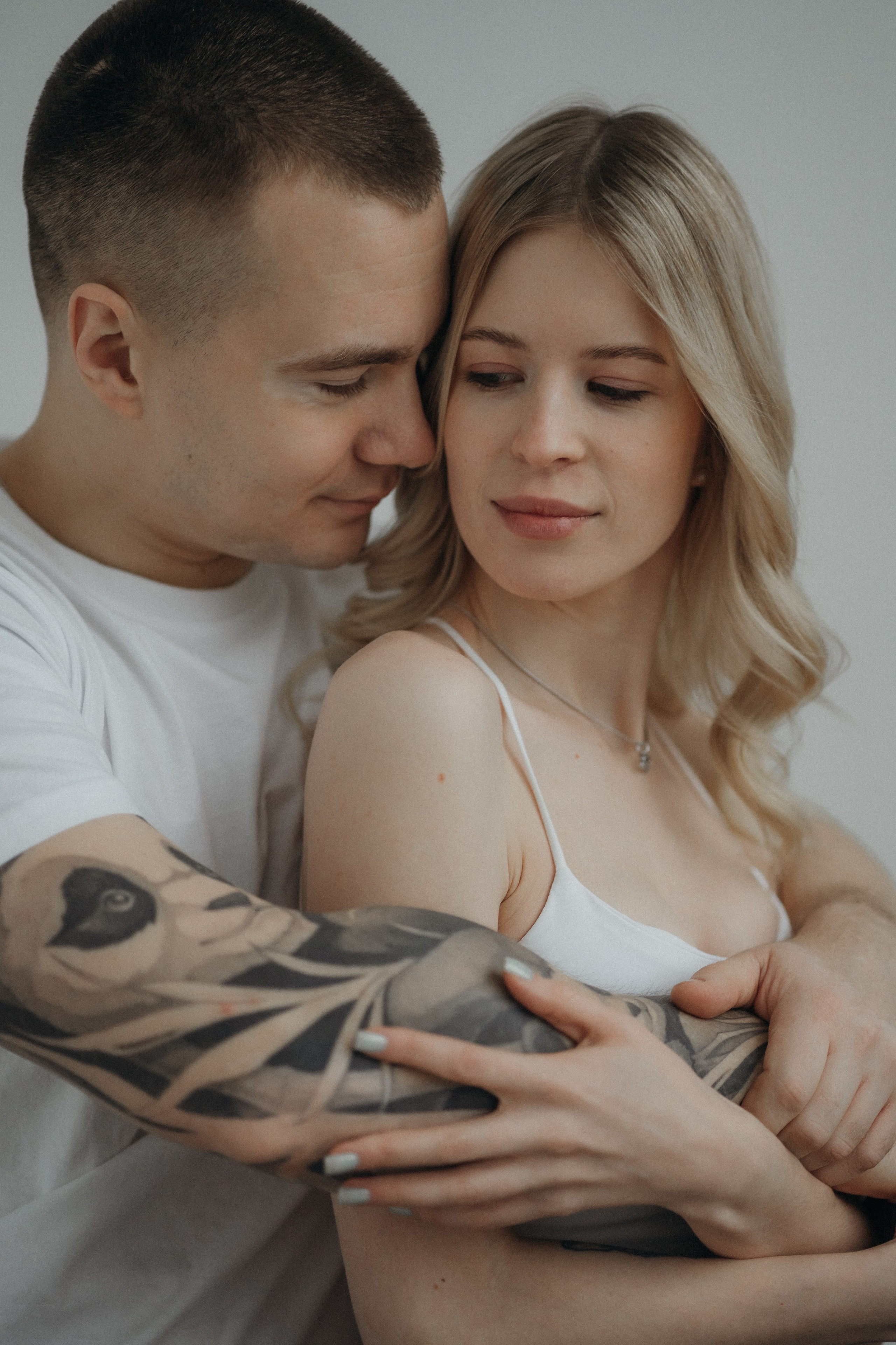 Парная фотосессия в студии в Архангельске. Портретный и свадебный фотограф в Архангельске Елизавета Стрекаловская