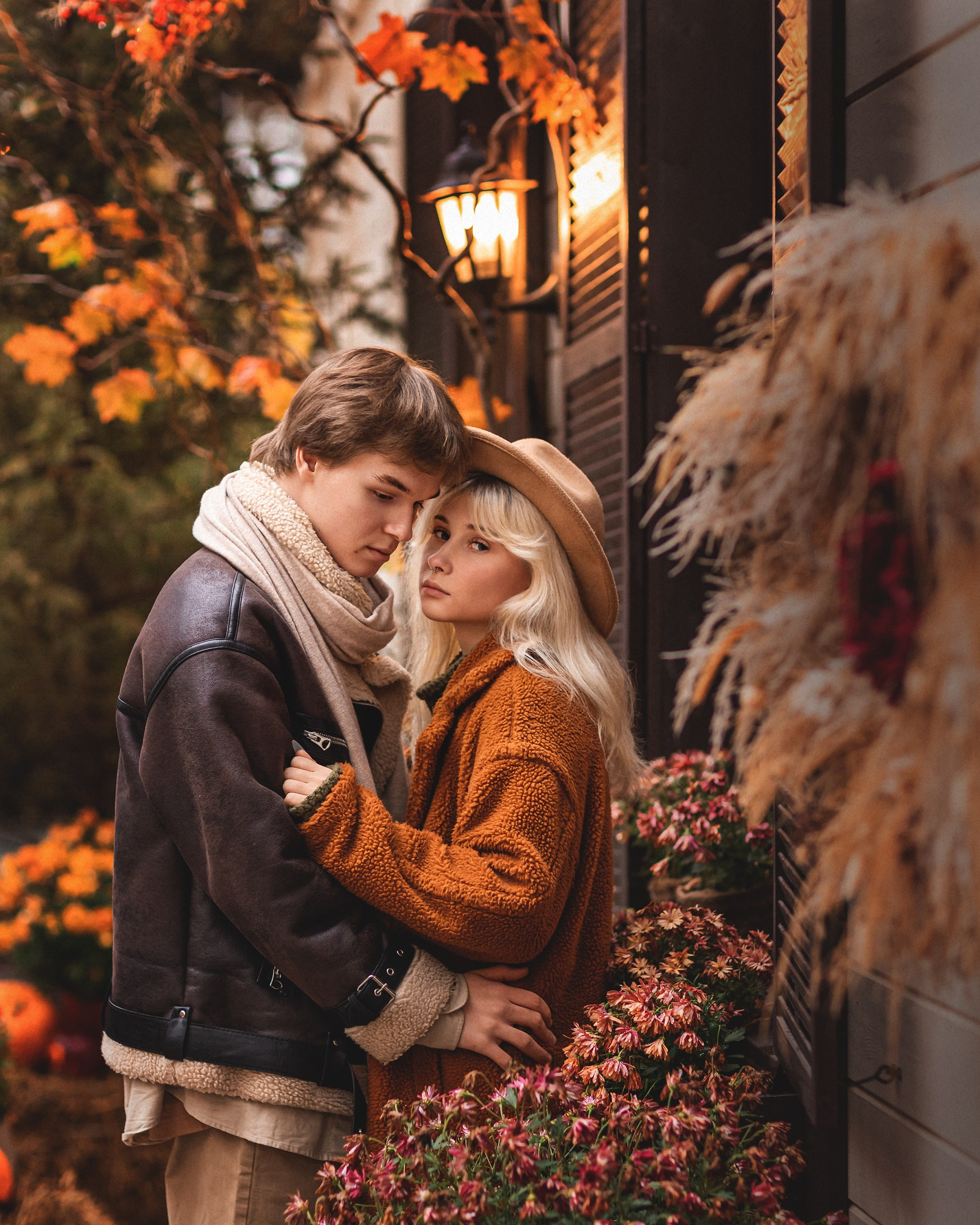 Осенняя лавстори. Детский и семейный фотограф Елена Михайлова в Москве