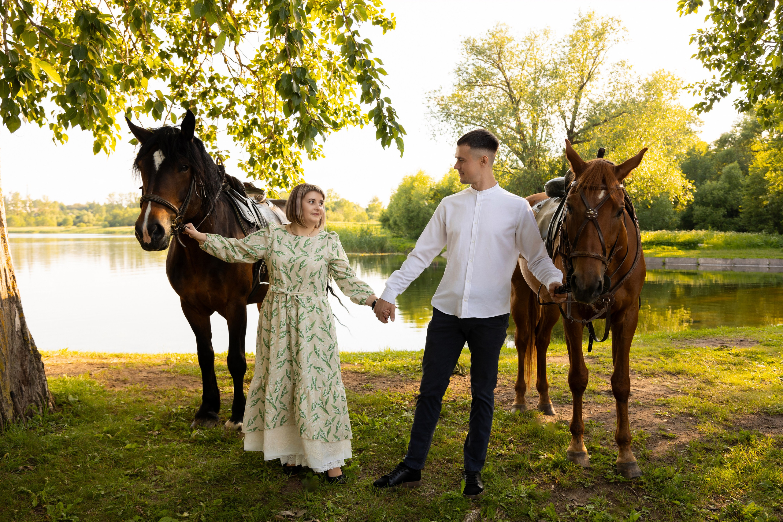 Фотопрогулка на лошадях. Семейный и свадебный фотограф в Санкт-Петербурге Татьяна Швыкова