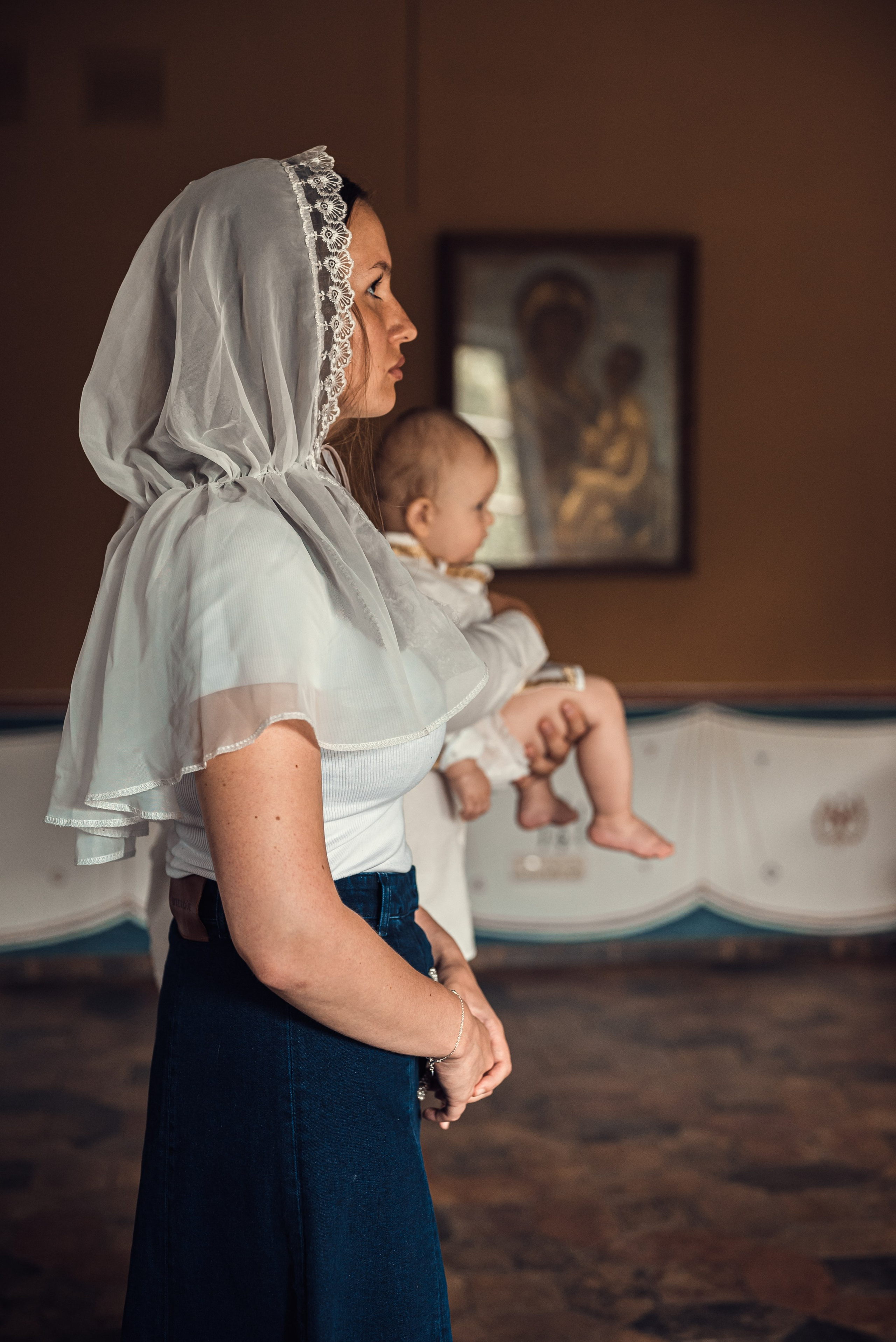 Крещение Александра. Семейный и детский фотограф Москва