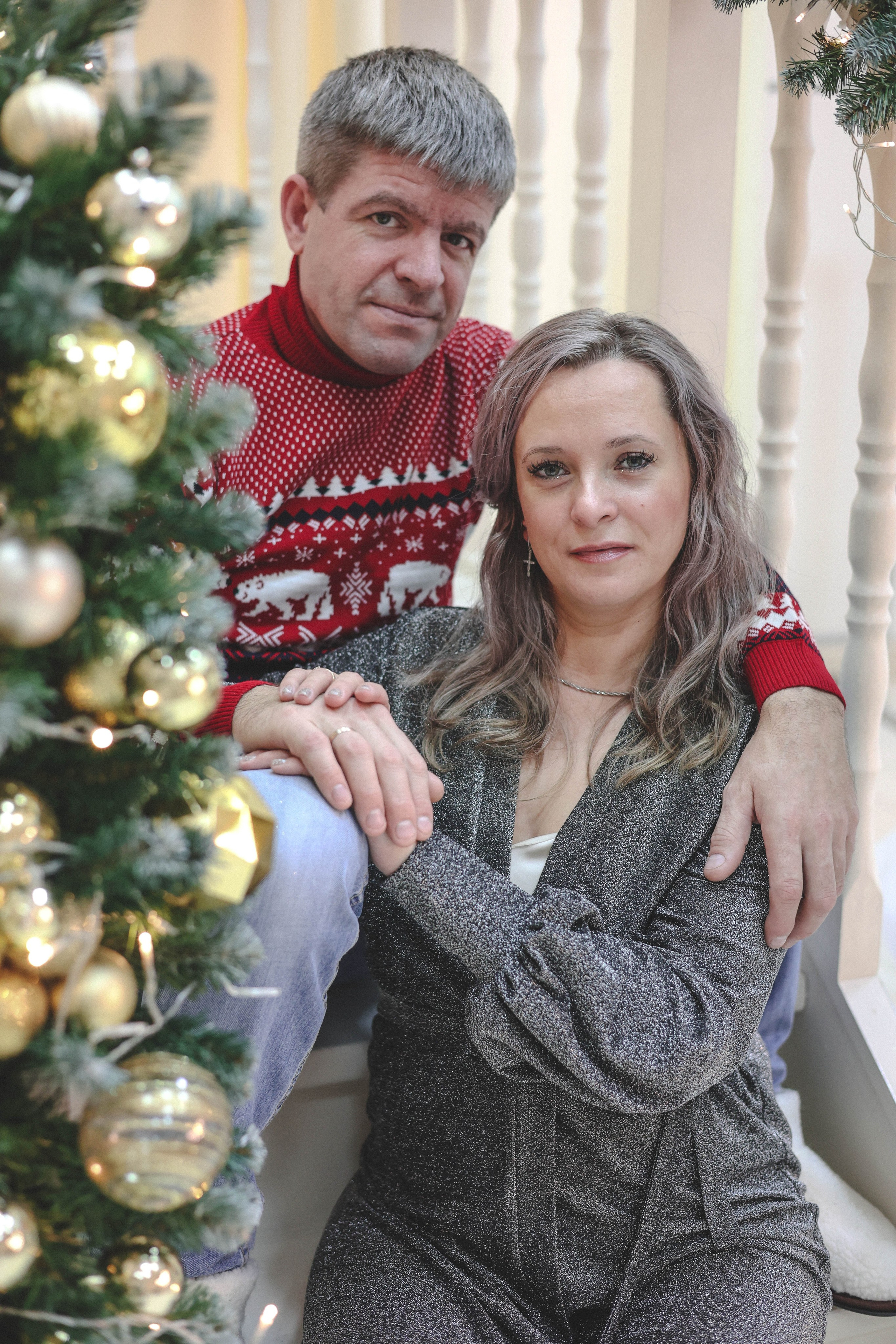 Новогодняя история «Ирина и ее семья». Фотограф в Москве Анастасия Калинина