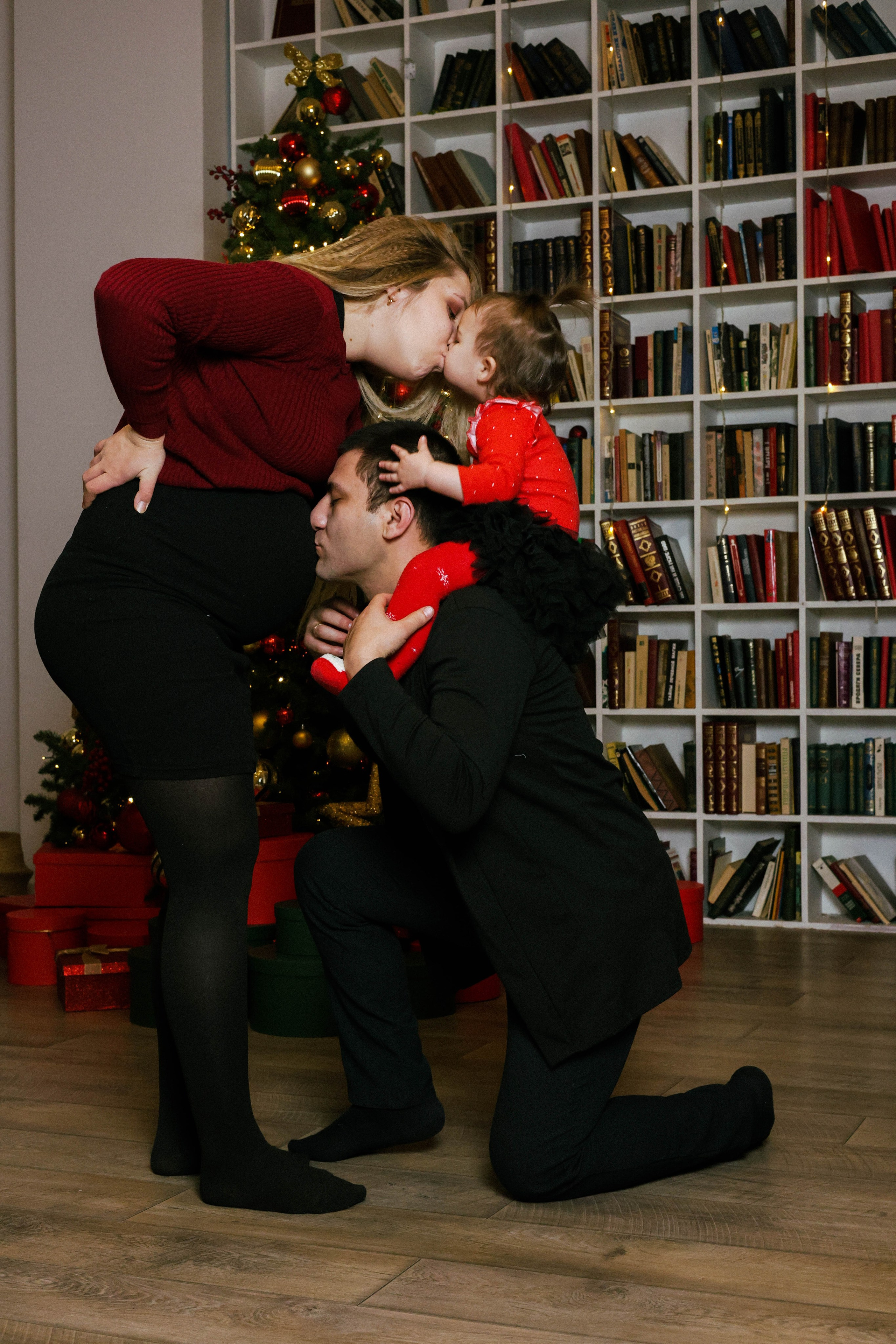 Новогодняя история «Анастасия и ее семья». Фотограф в Москве Анастасия Калинина