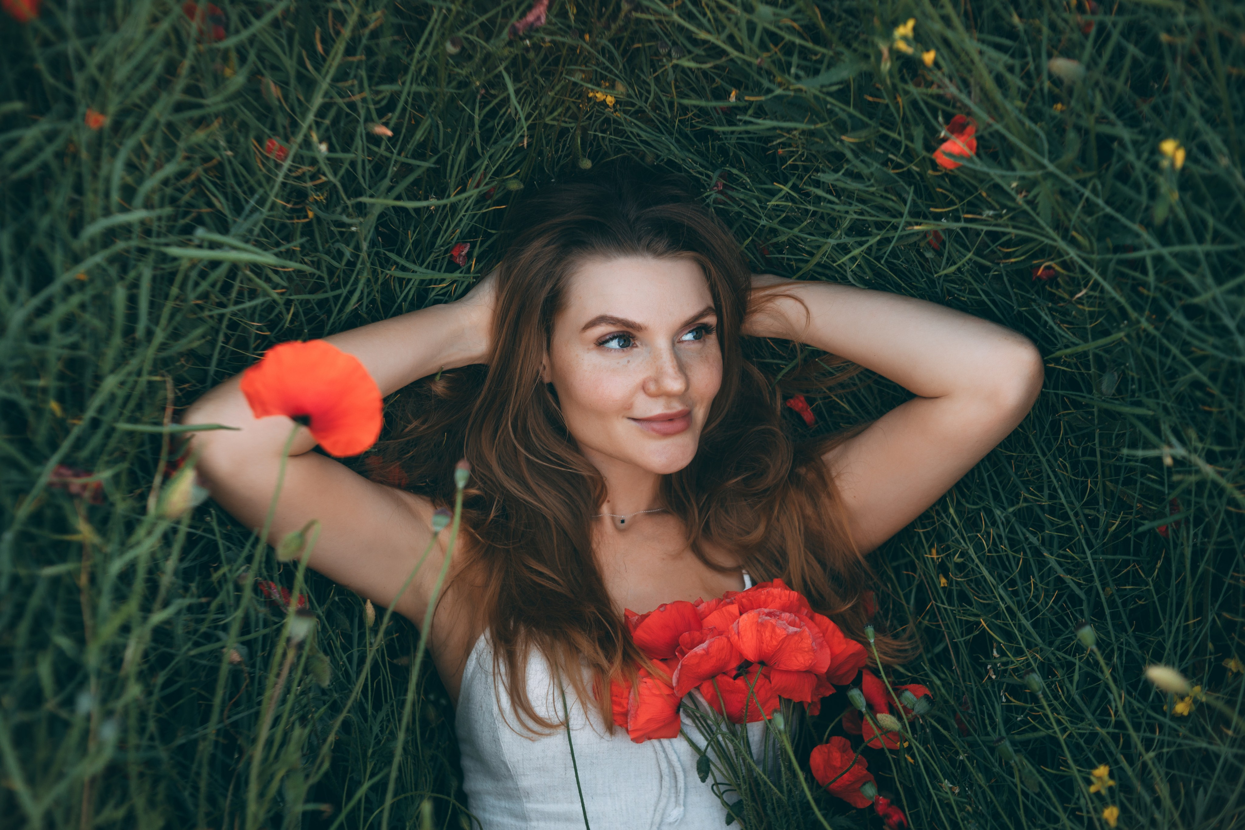 Фотосессия в маковом поле на закате. Свадебный и семейный фотограф в Краснодарском крае Мария Данилкина