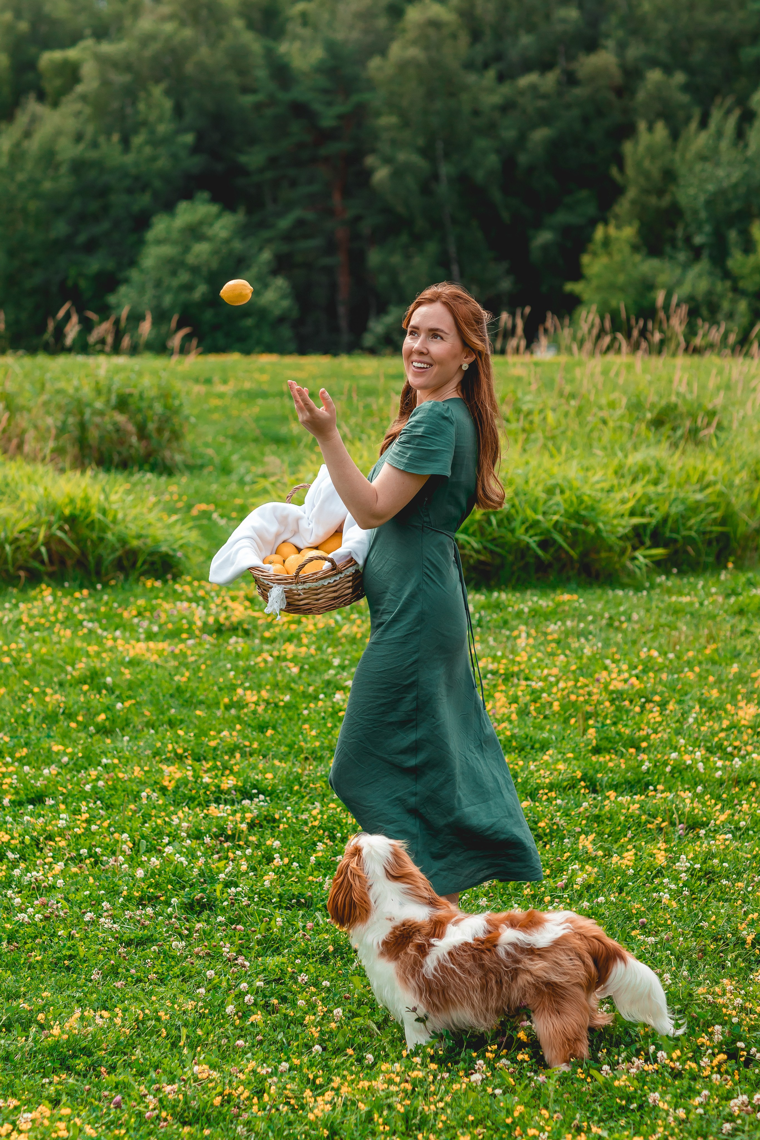 Ольга и семья. Семейный фотограф анималист Мария Крючкова