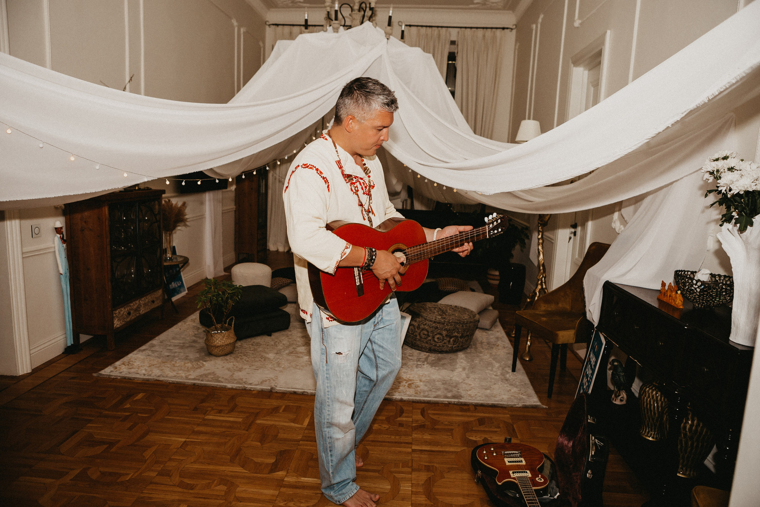 Вечеринка в стиле хиппи. Портретный, свадебный и репортажный фотограф в Москве Александра Кузьминова