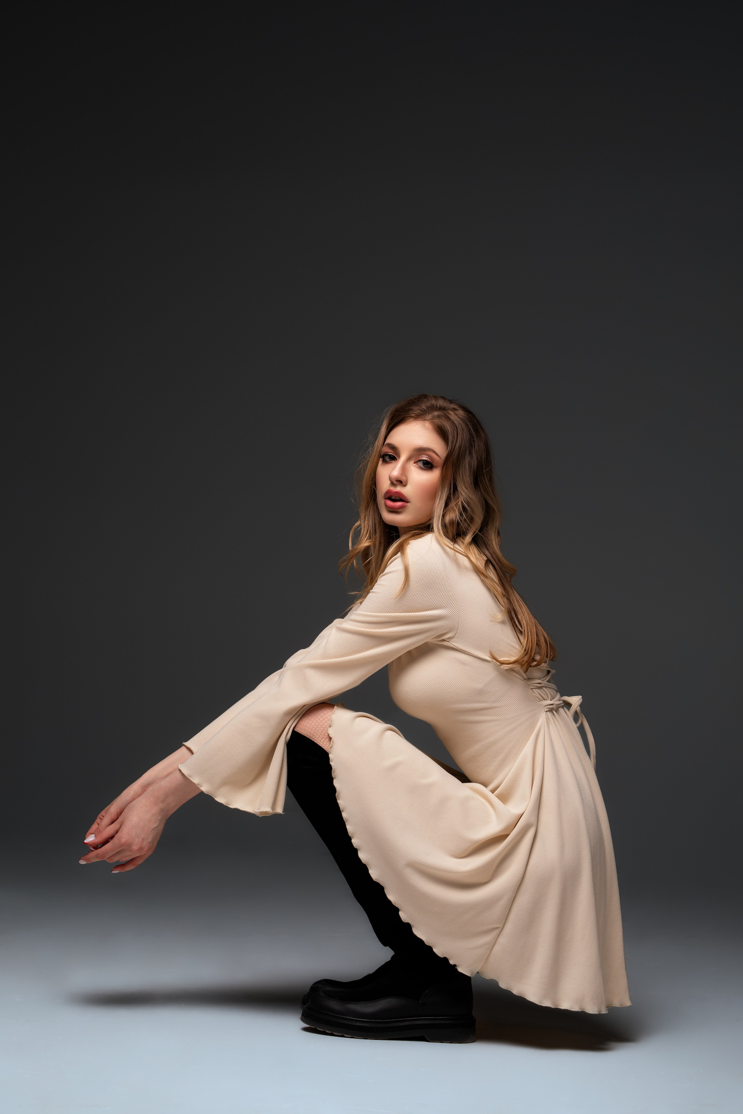 Съемка в студии на циклораме с Ксенией в формате для «себя»