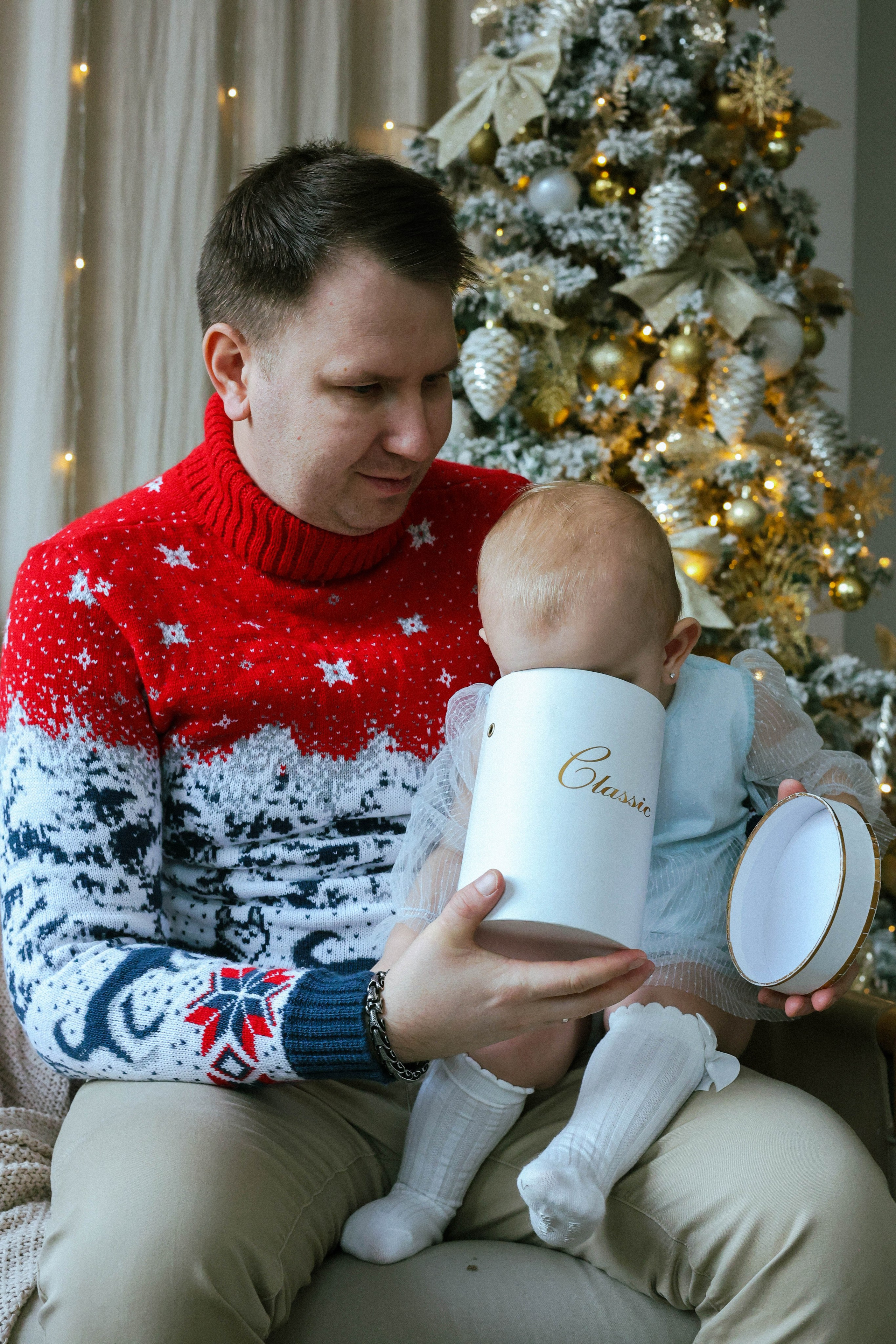 Новогодняя история «Ирина и ее семья». Фотограф в Москве Анастасия Калинина