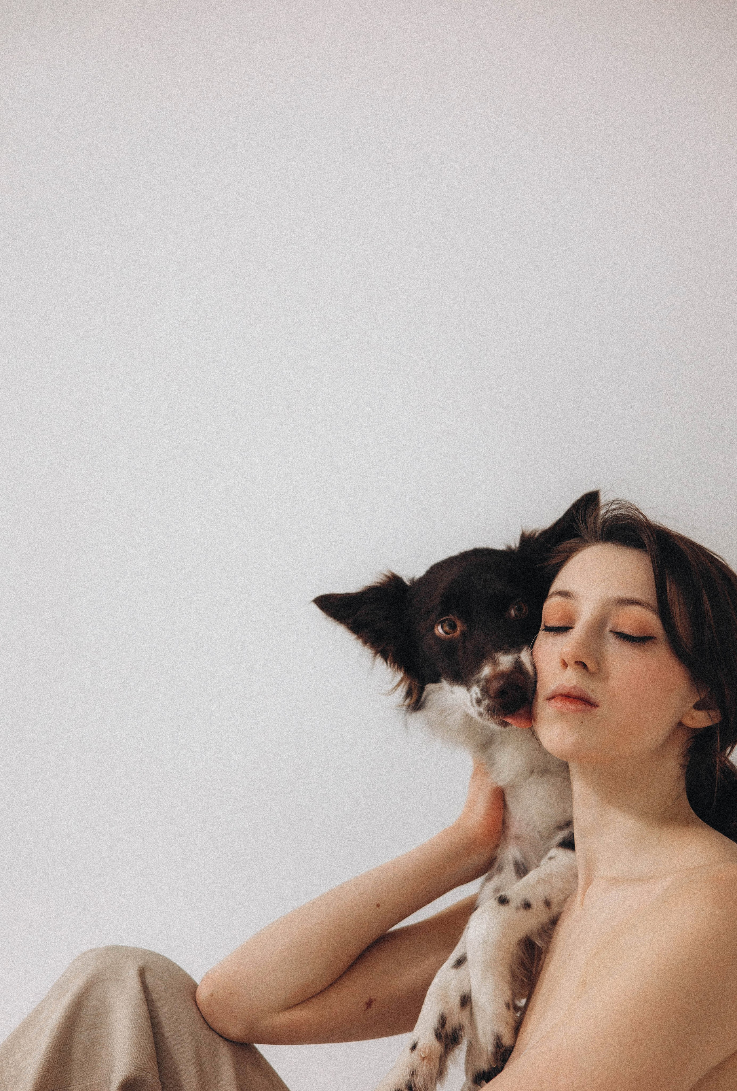 Алена и Гвендолин. Фотограф-анималист Богданова Полина