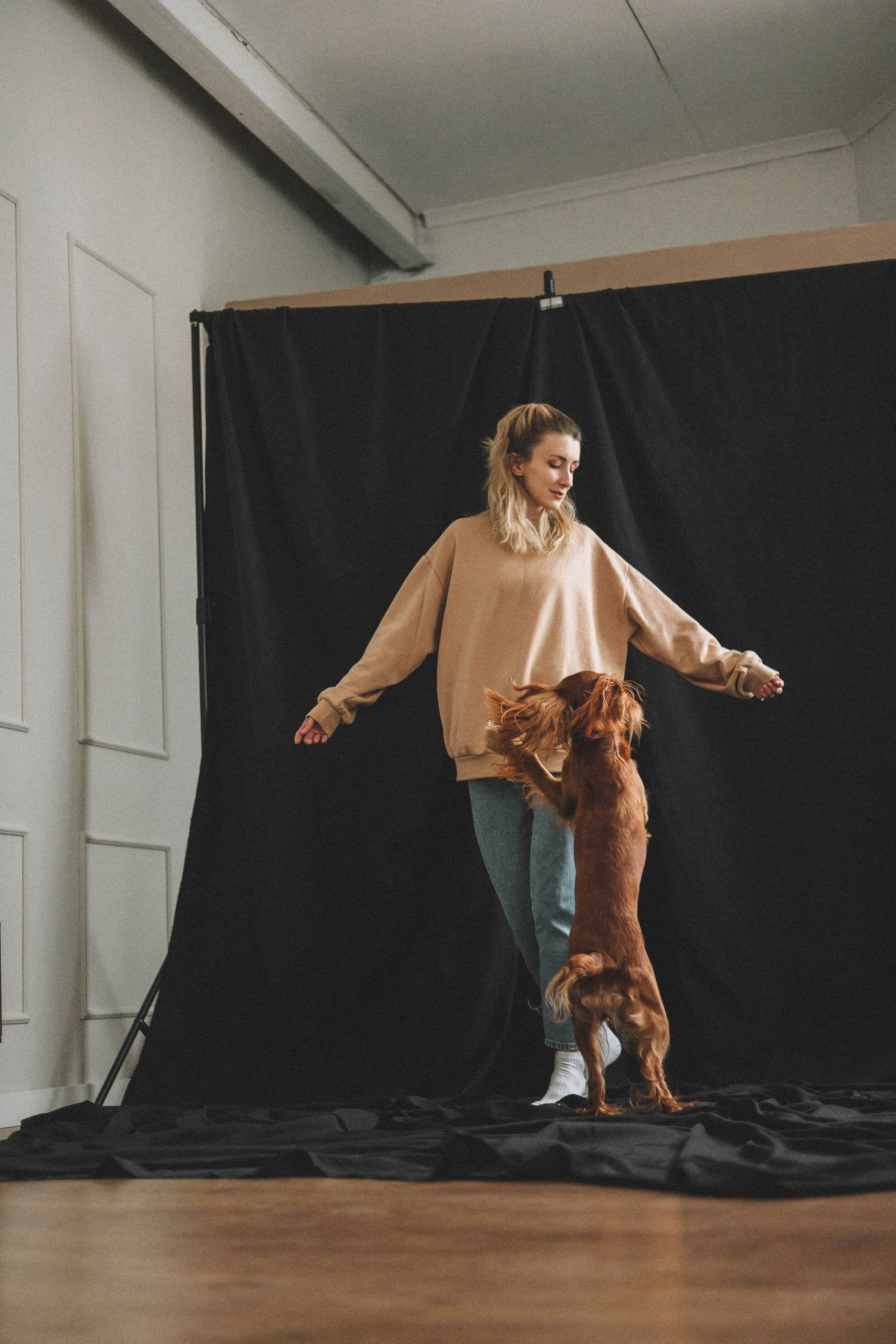 Алина и Дженни. Фотограф-анималист Богданова Полина