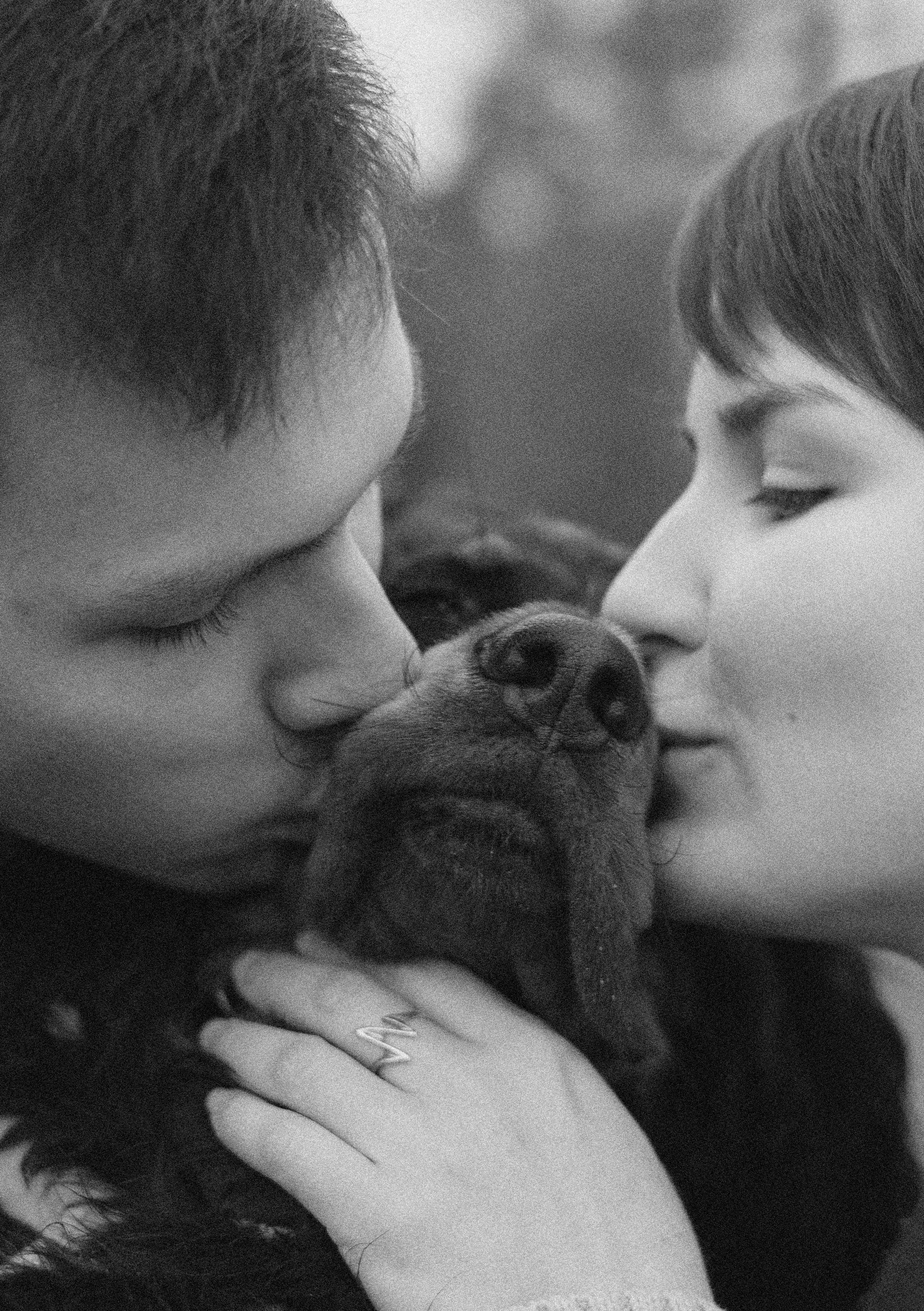 Даша, Глеб, Барс и Бруно. Фотограф-анималист Богданова Полина