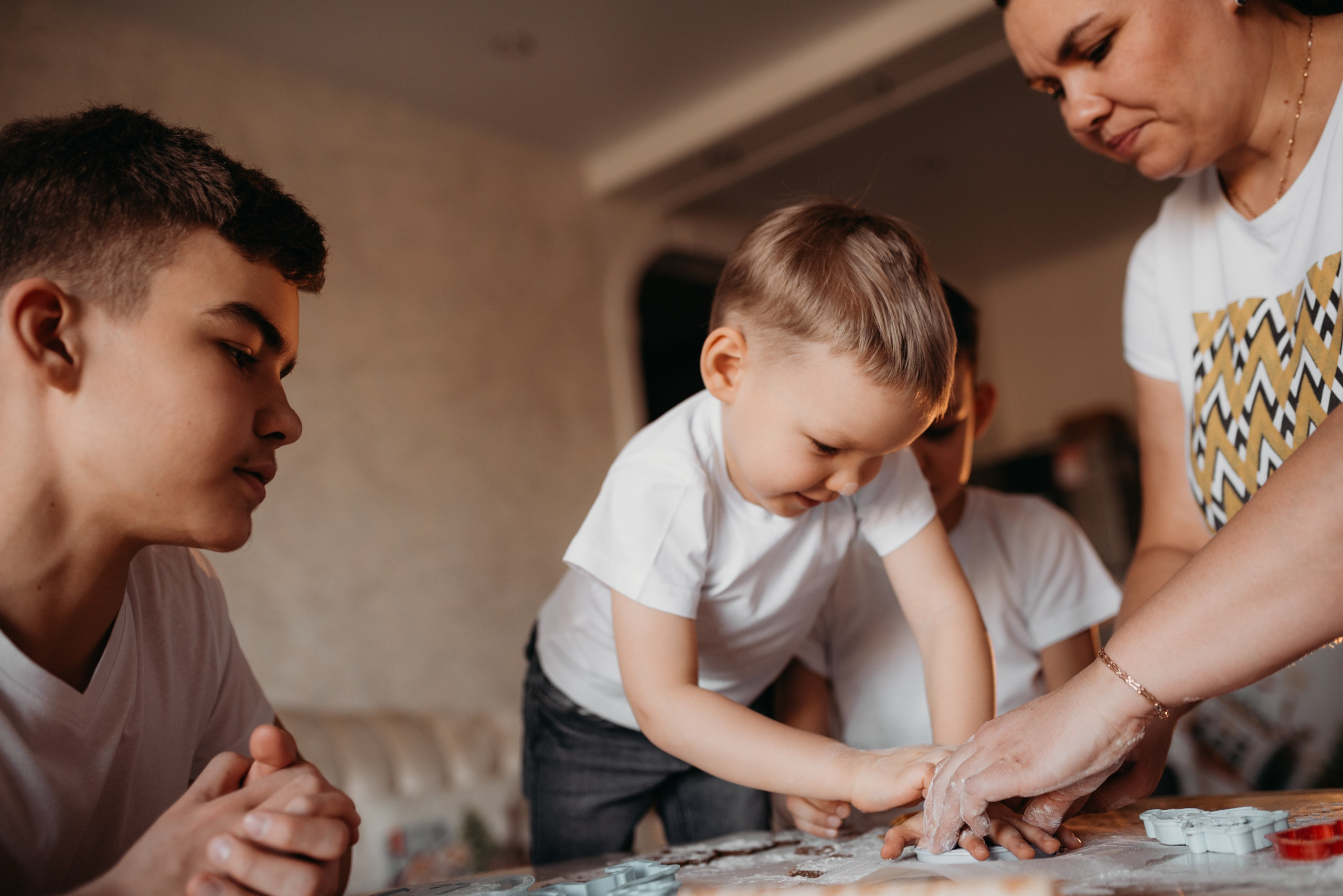 Юлия, Алексей, Тихон, Трофим и Потап. Семейный и детский фотограф в Новосибирске и Краснообске — Анна Ким