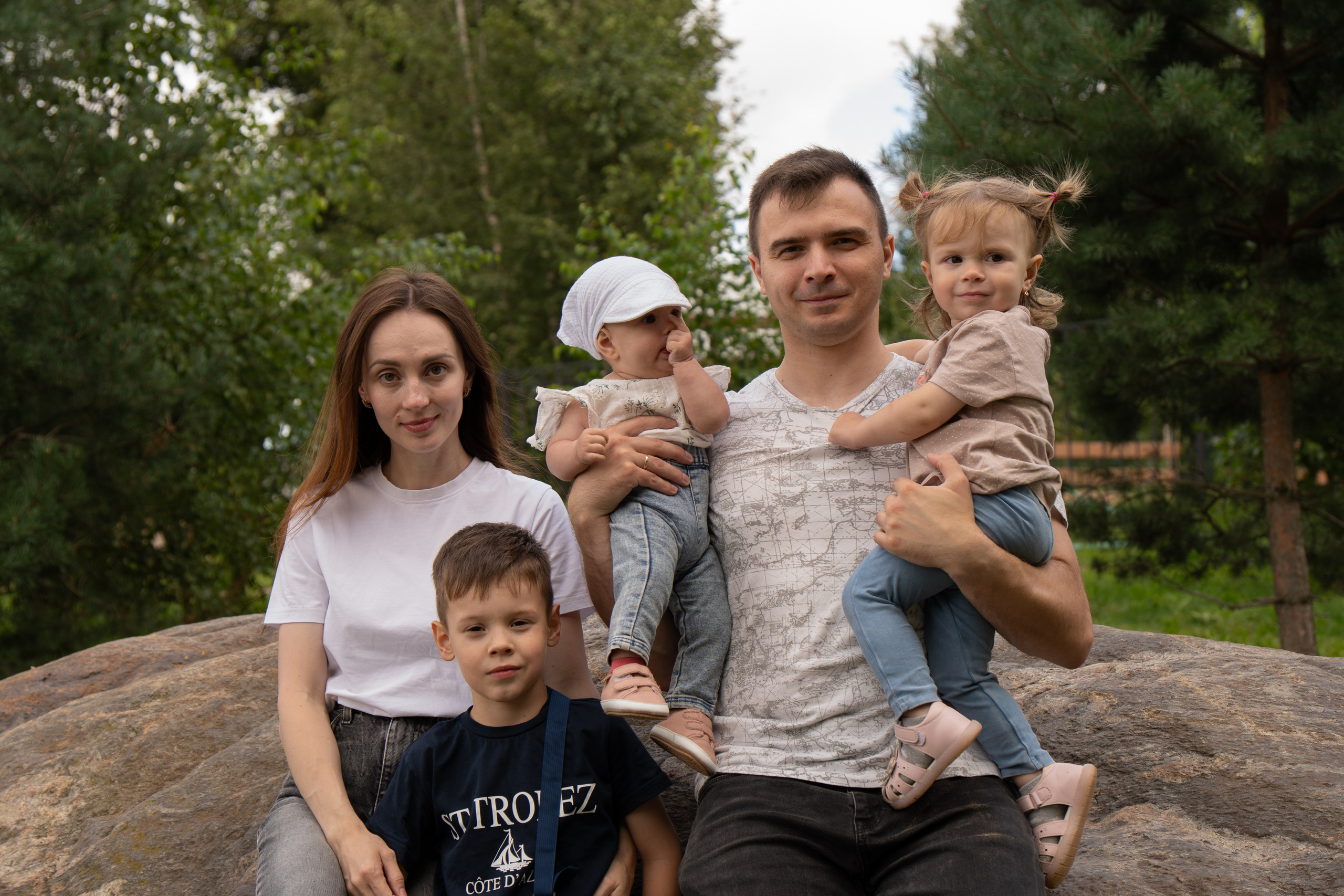 Семейная фотосессия на пляже