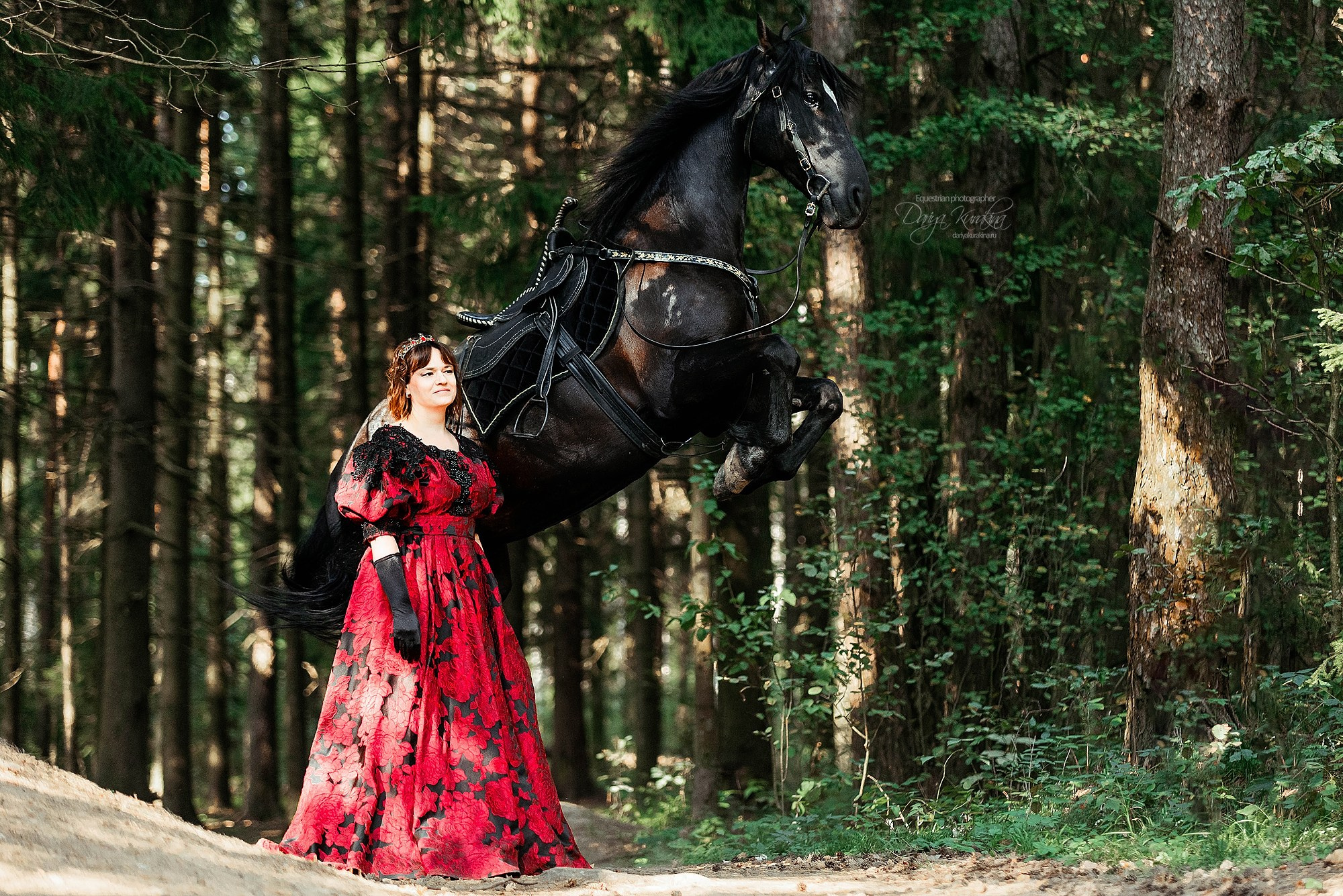 Екатерина и Пенка. Конный фотограф Куракина Дарья • Фотосессии с лошадьми