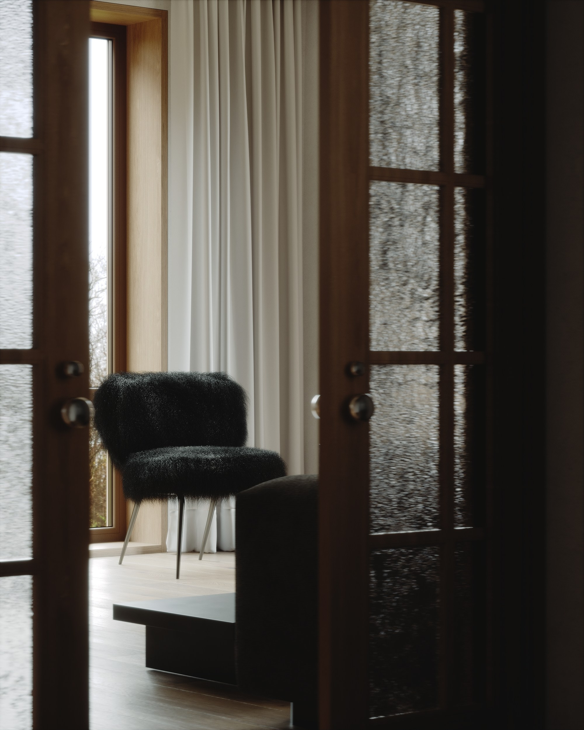 Кухня-гостиная_44 м2. 3d визуализатор Валерия Романова