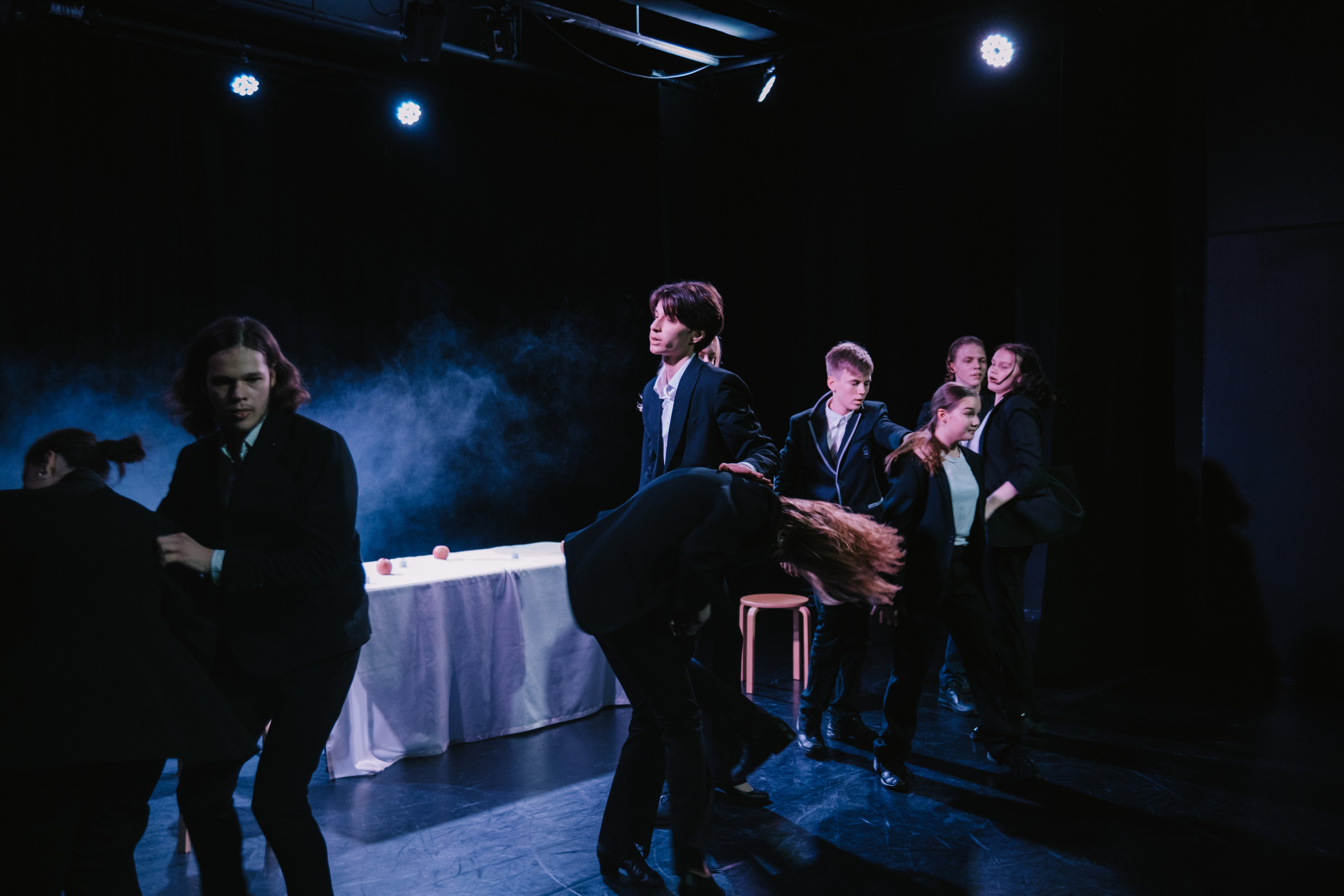 Детская театральная студия «Ирбис», спектакль. Репортажный и портретный фотограф в Москве Илья Спиридонов