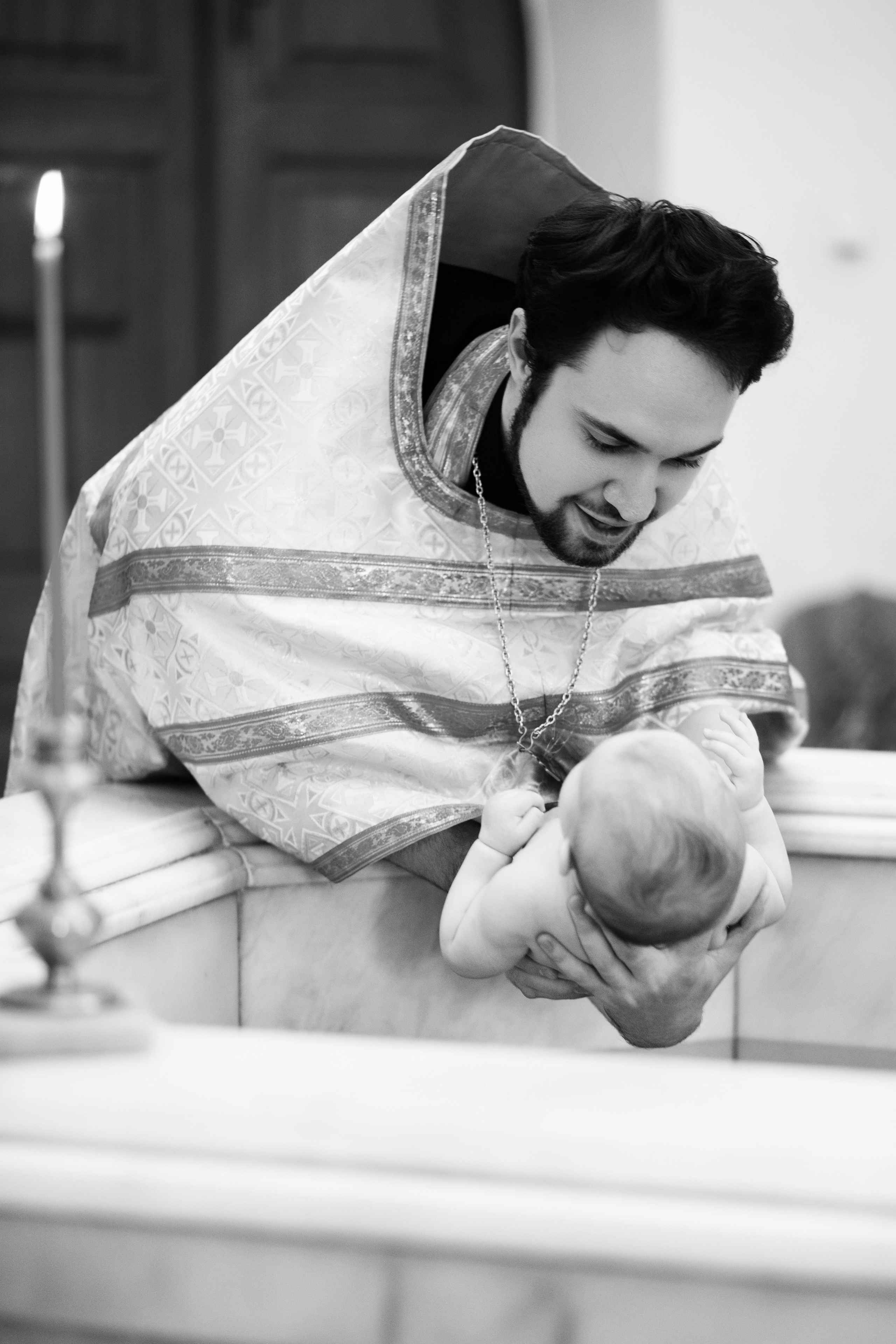 Таинство Крещения. Фотограф новорожденных в Москве Кристина Ткач