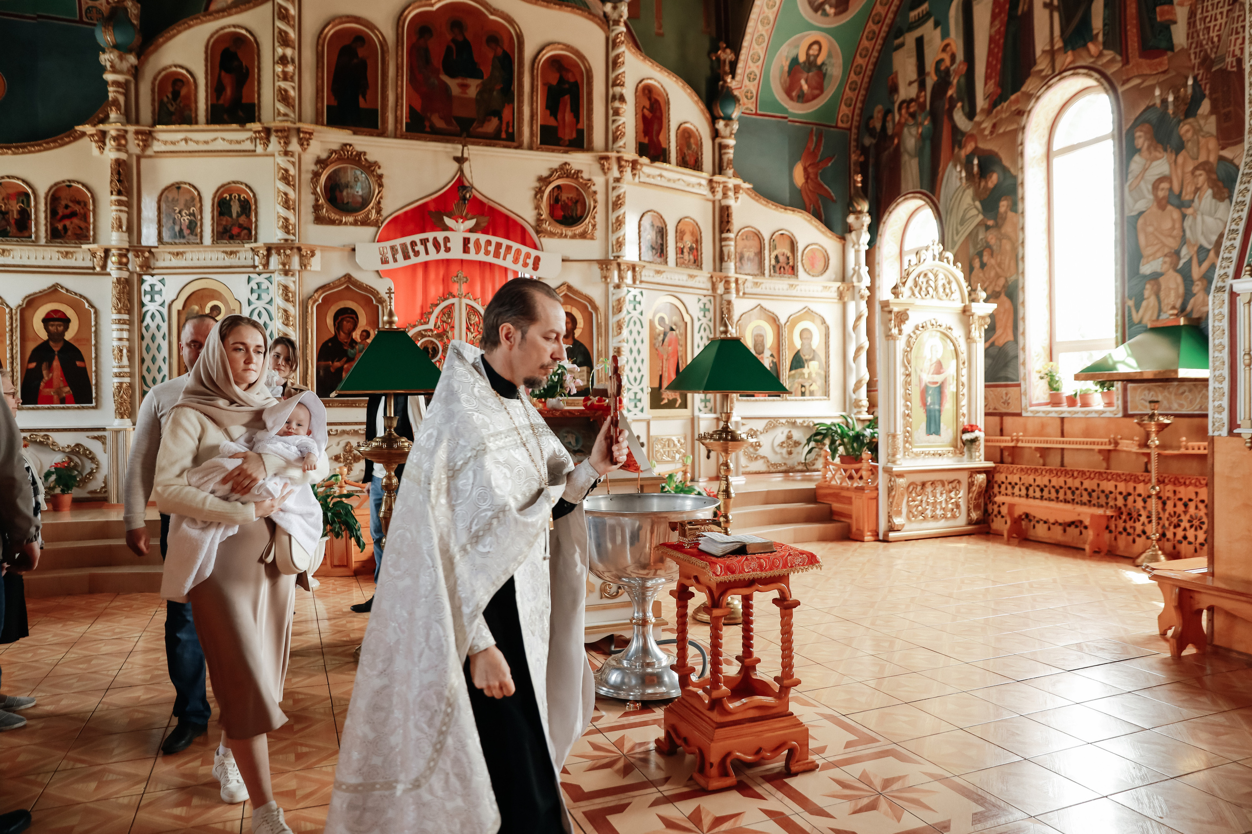 Крещение Софии. Свадебный и семейный фотограф Белово Анастасия Пьянкова