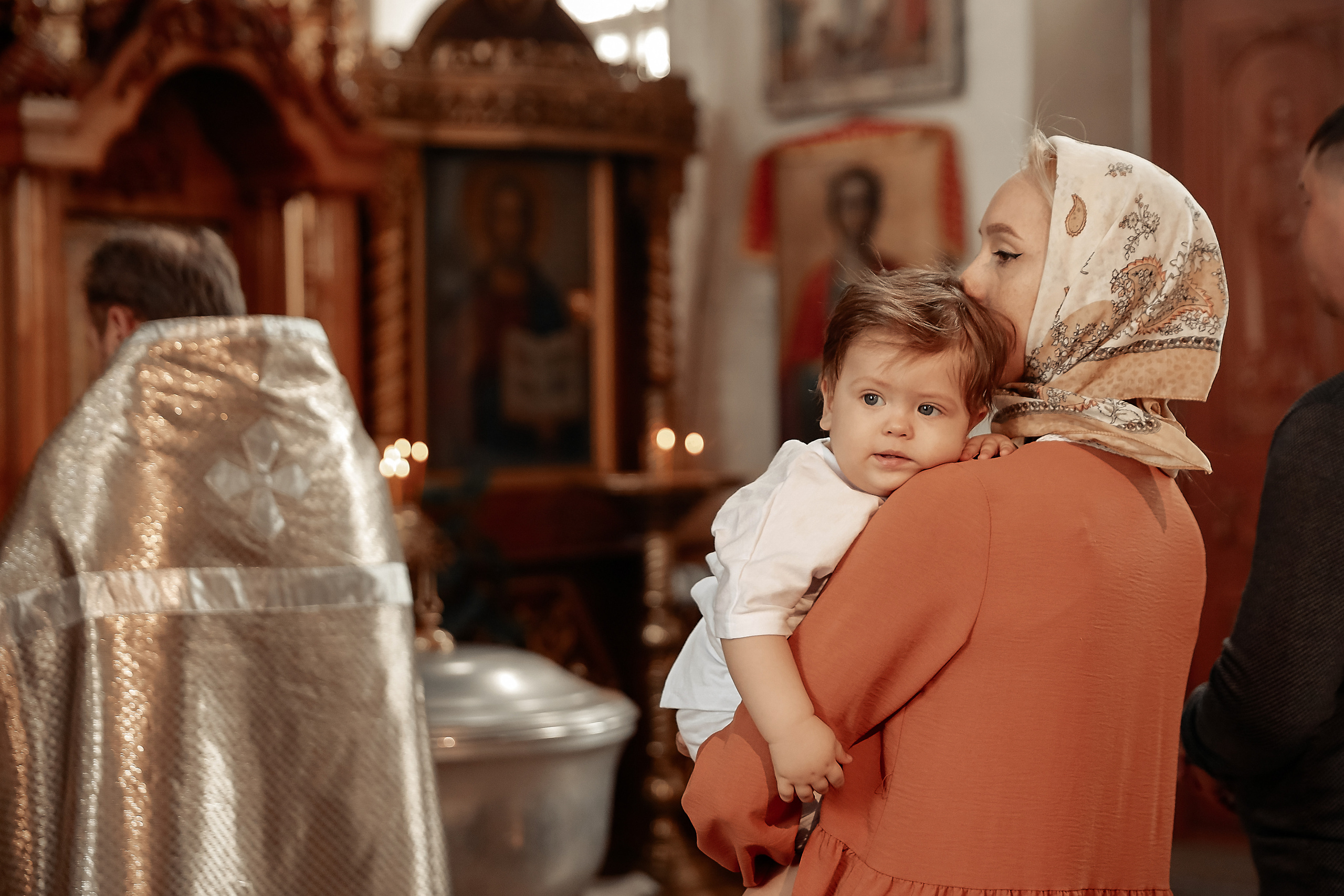 Крещение Тимофея. Свадебный и семейный фотограф Белово Анастасия Пьянкова