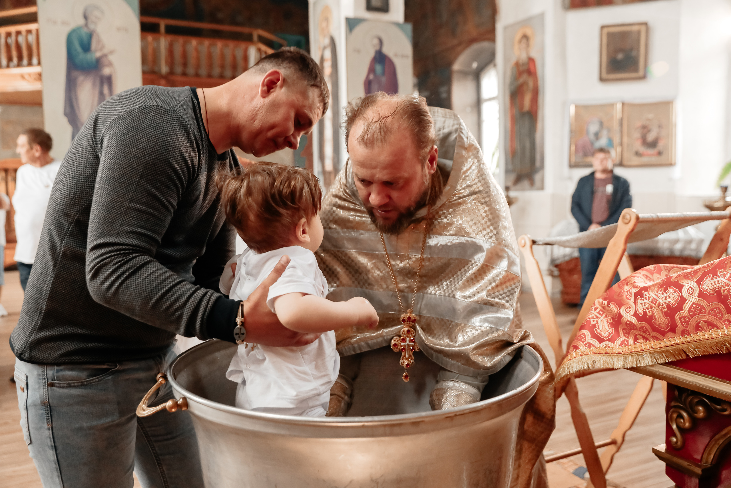 Крещение Тимофея. Свадебный и семейный фотограф Белово Анастасия Пьянкова