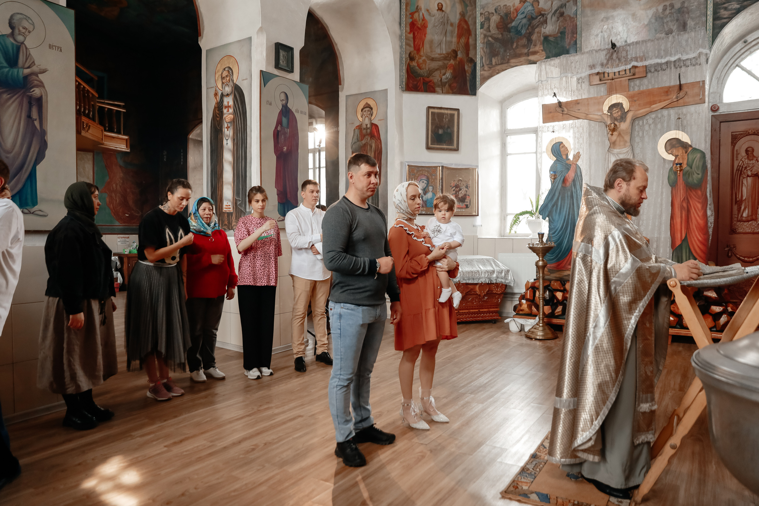 Крещение Тимофея. Свадебный и семейный фотограф Белово Анастасия Пьянкова