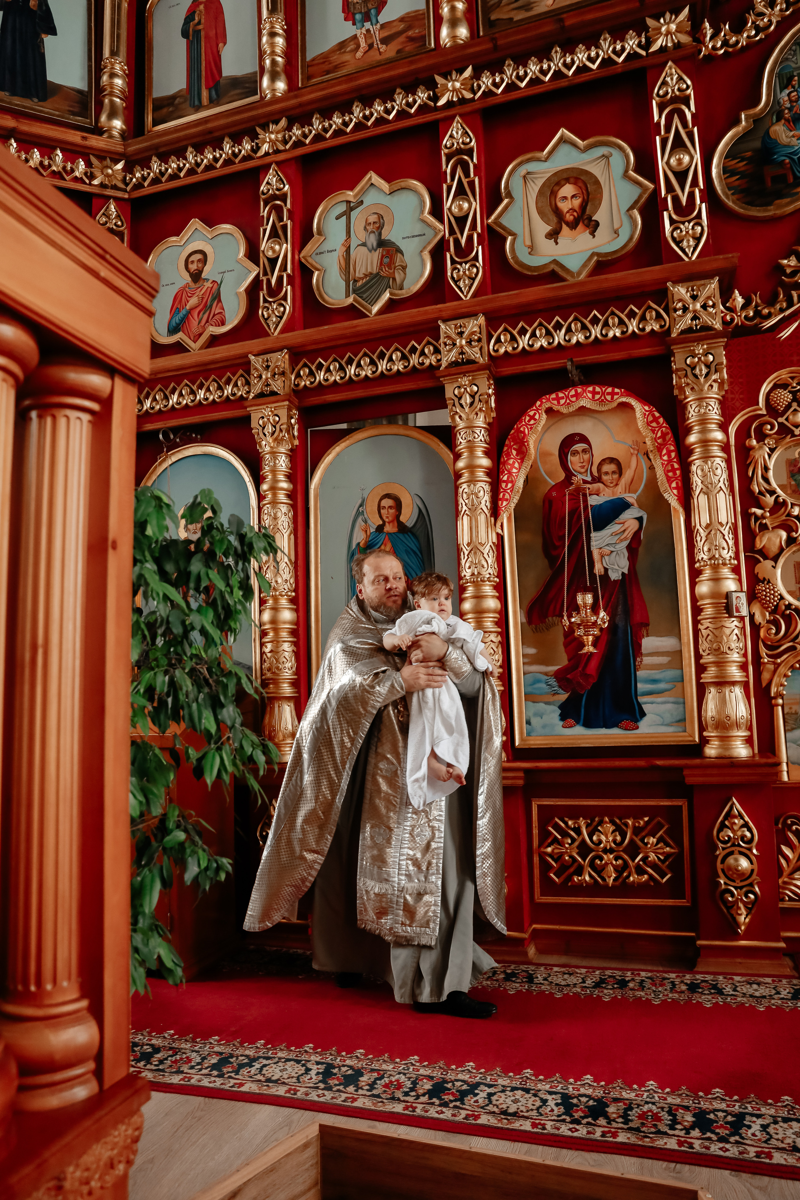 Крещение Тимофея. Свадебный и семейный фотограф Белово Анастасия Пьянкова